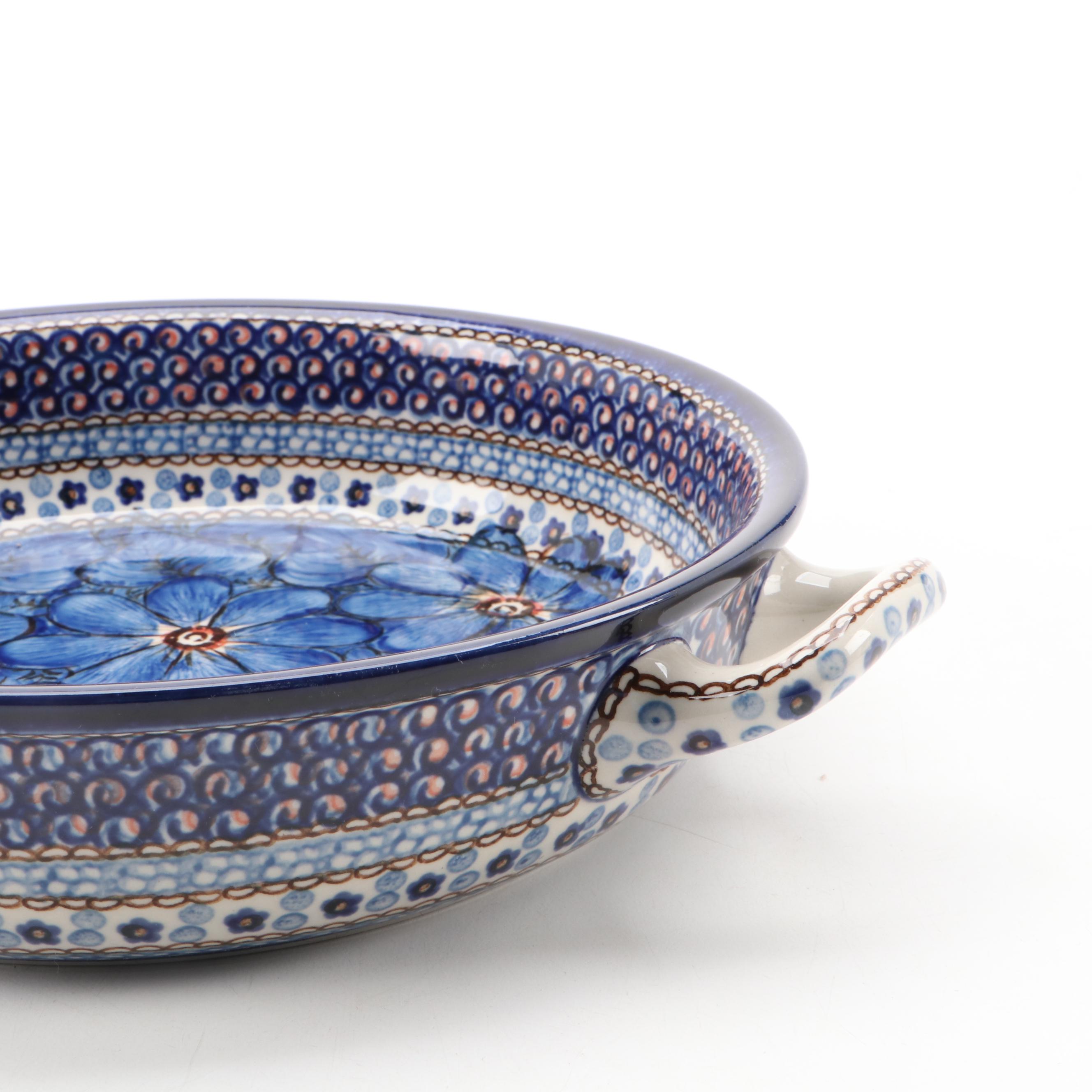 Polish Boleslawiec Stoneware Serveware