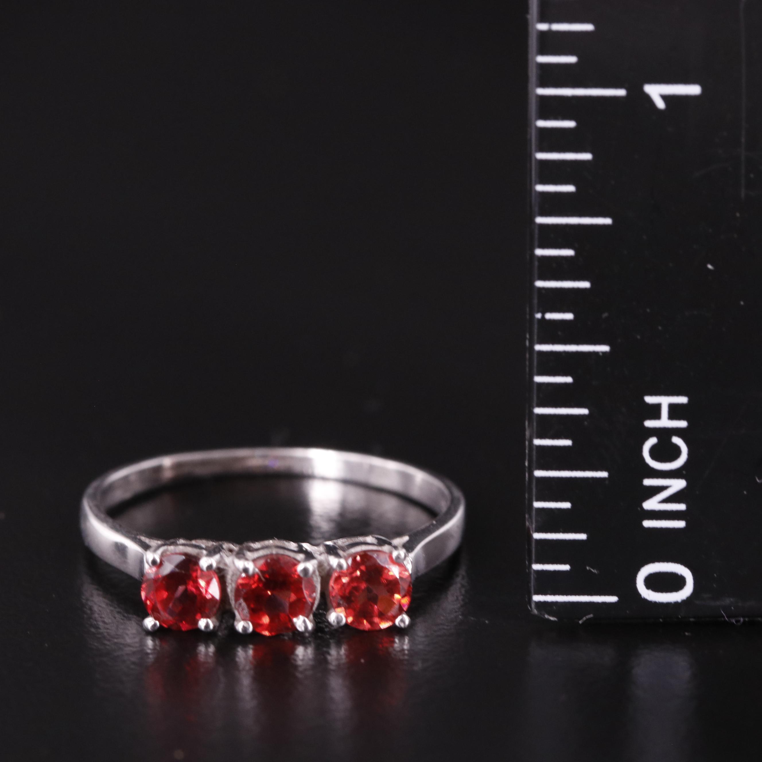 Sterling Garnet Band