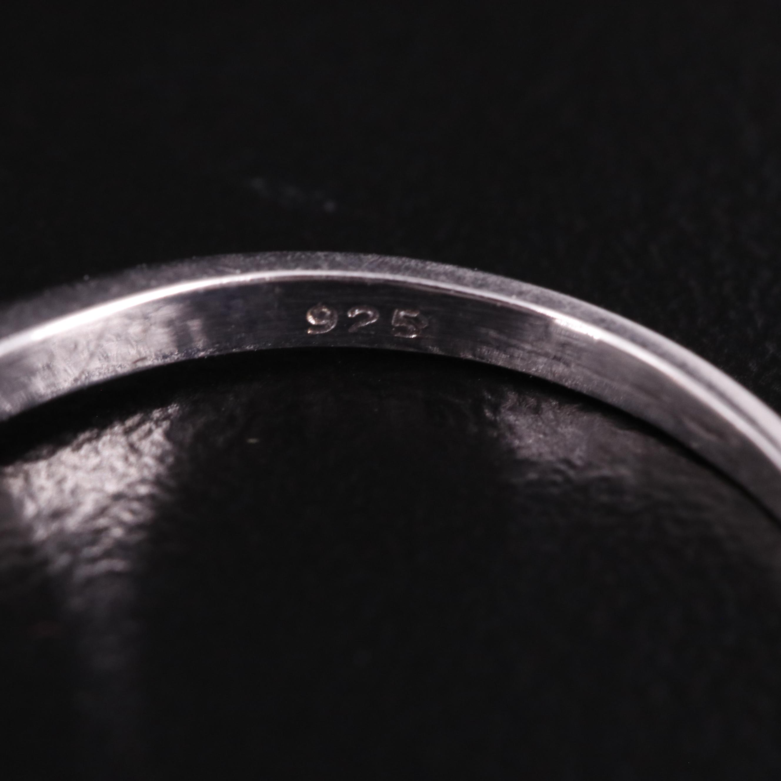 Sterling Garnet Band