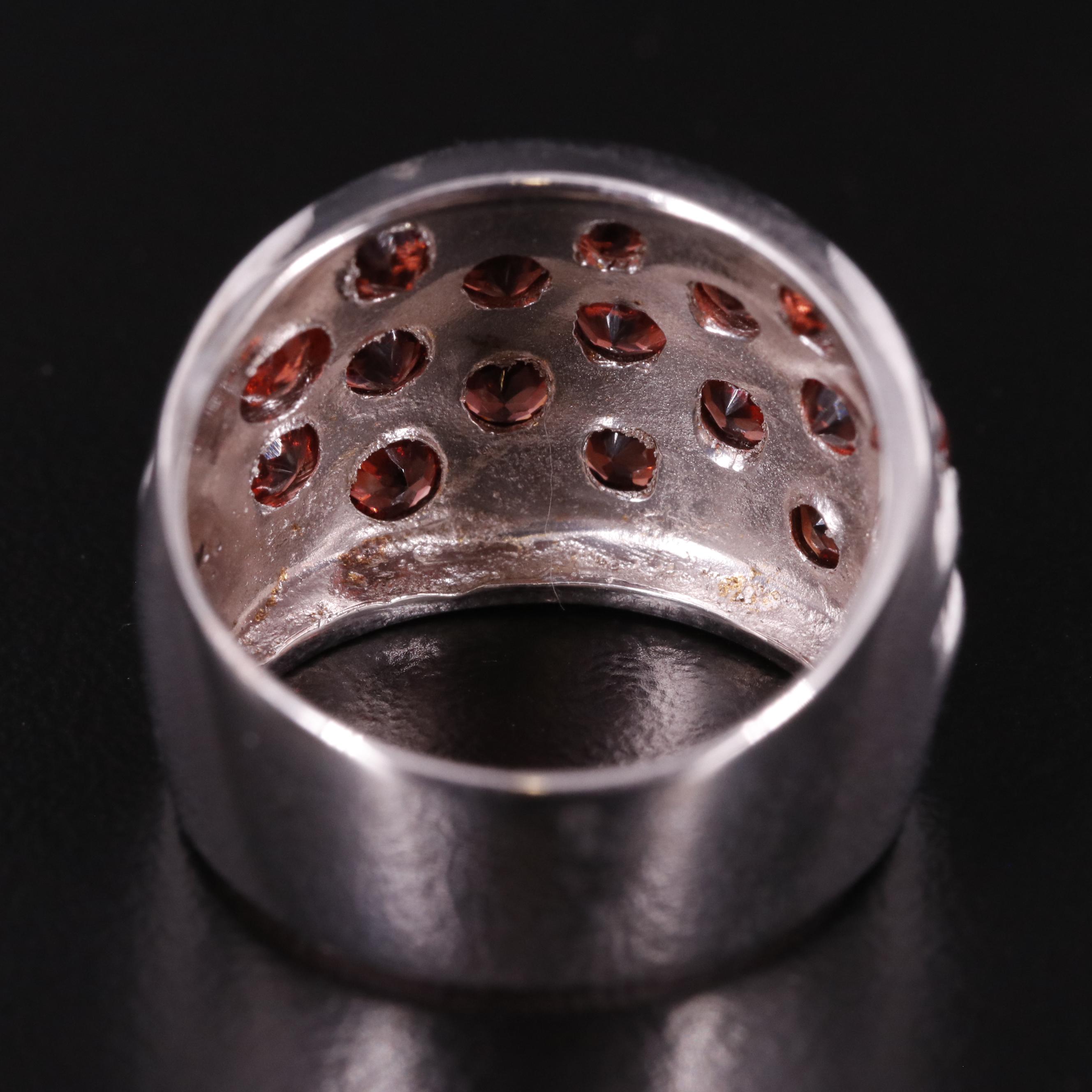 Sterling Garnet Ring