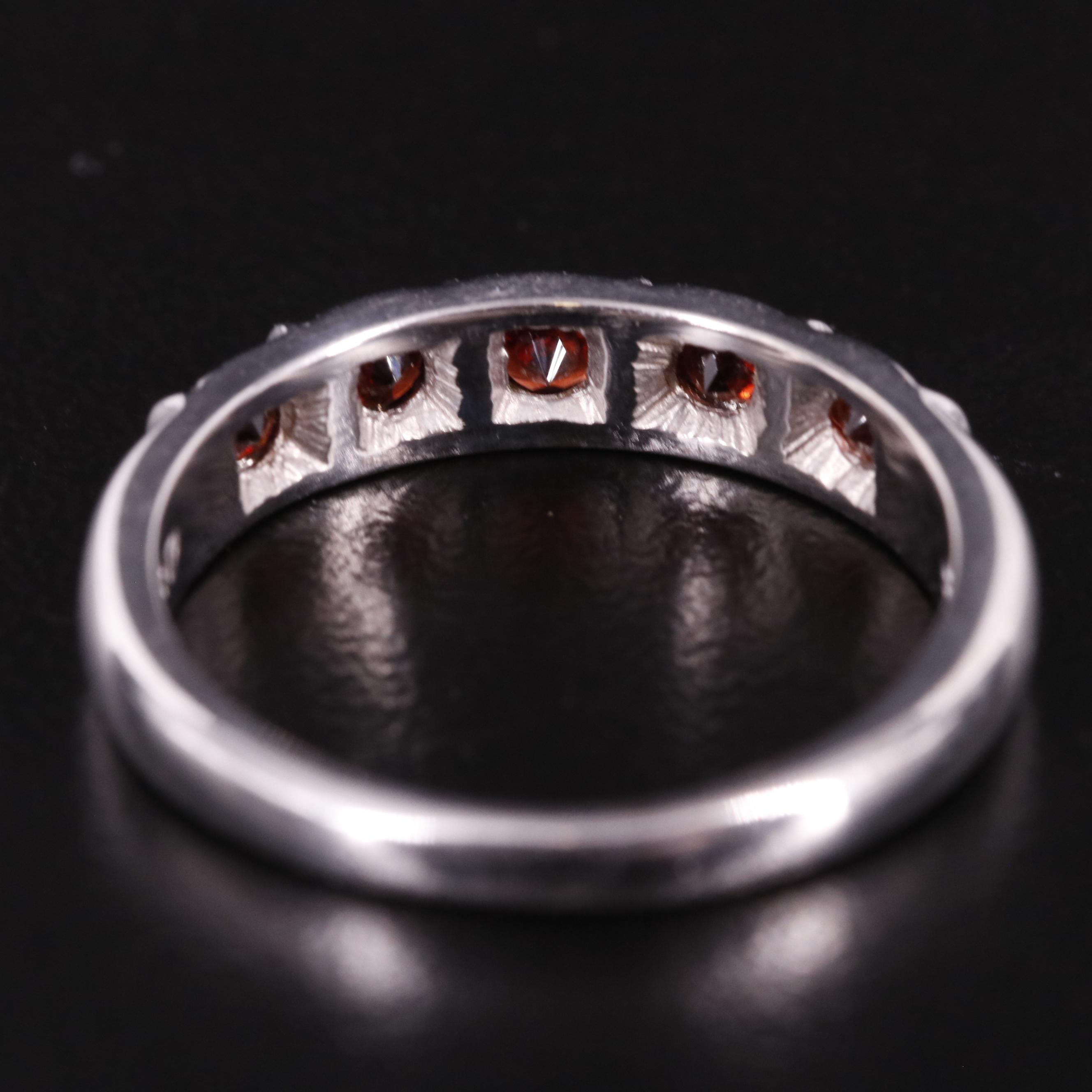 Sterling Garnet Band