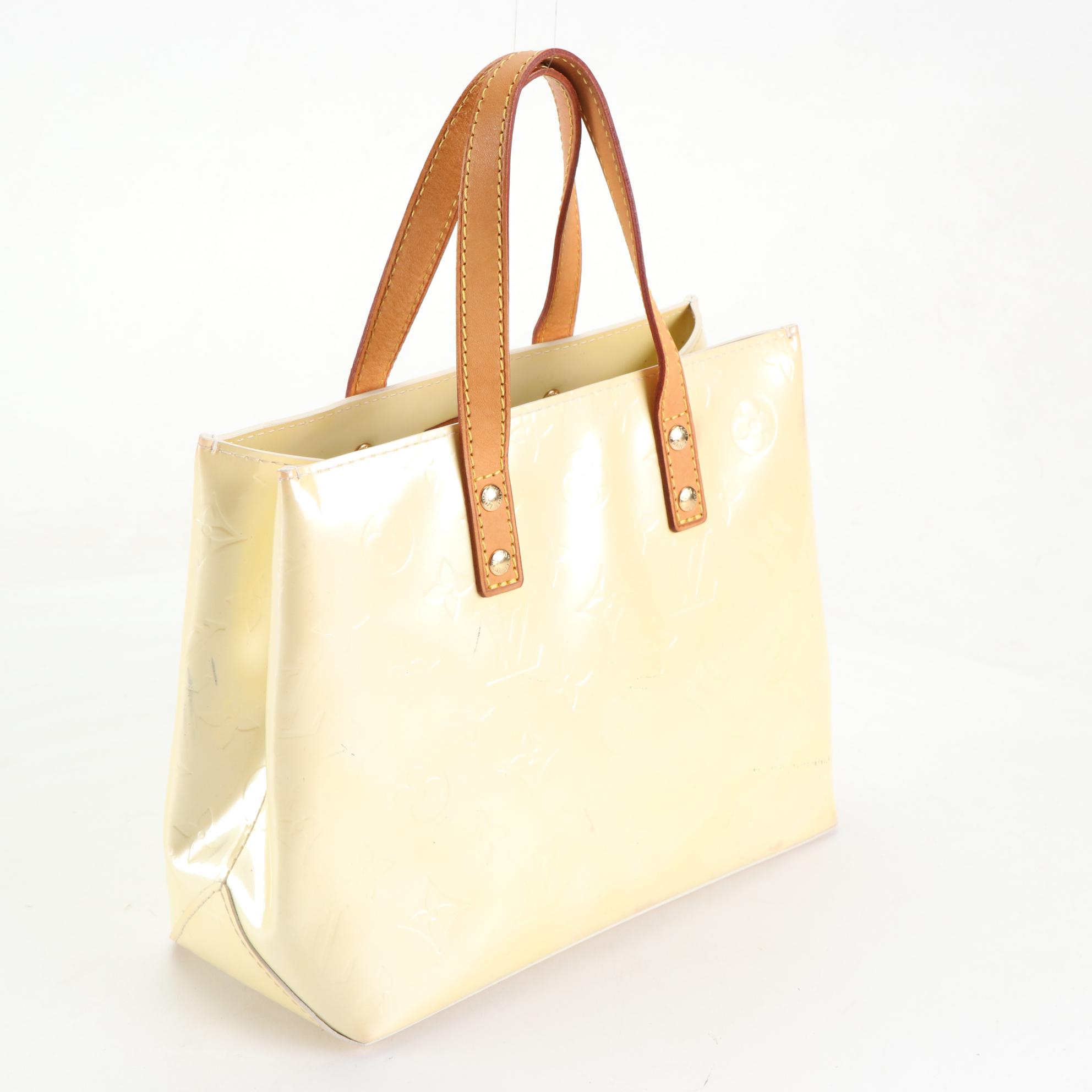 Louis Vuitton Reade PM in Monogram Vernis and Vachetta Leather