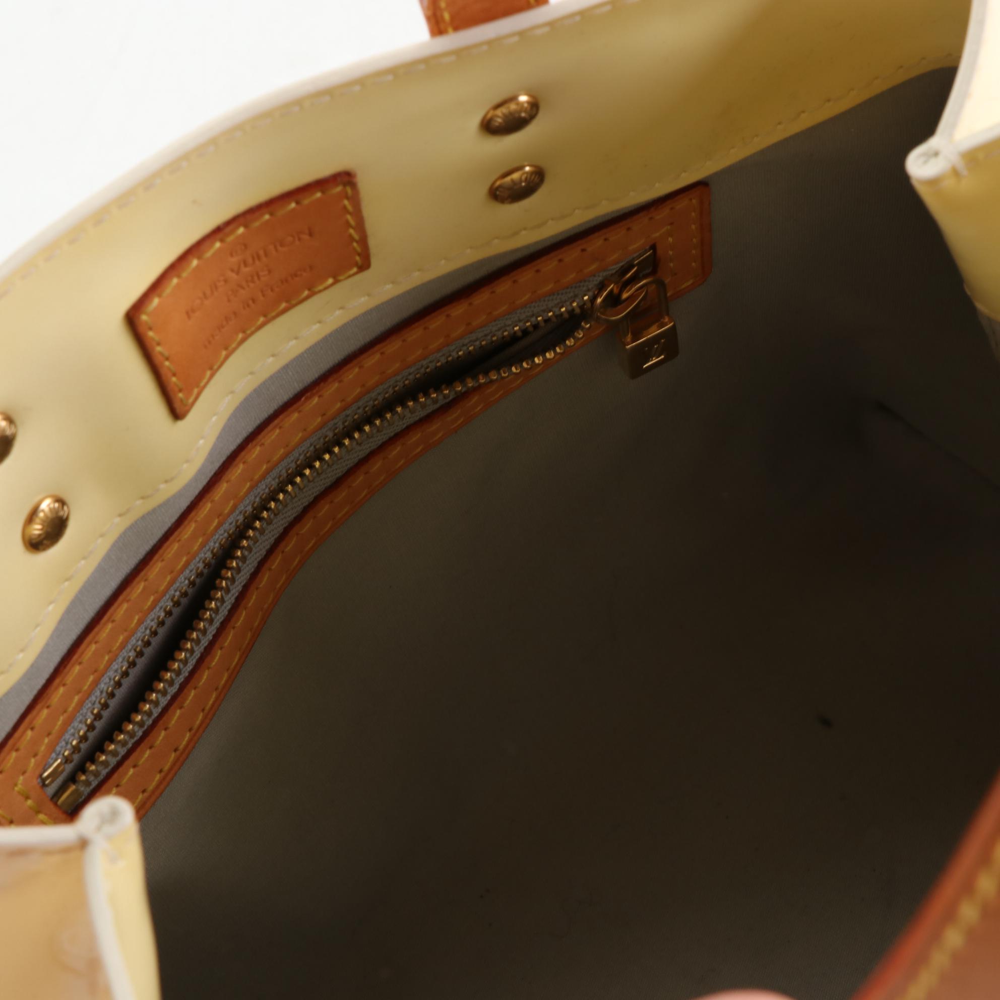 Louis Vuitton Reade PM in Monogram Vernis and Vachetta Leather