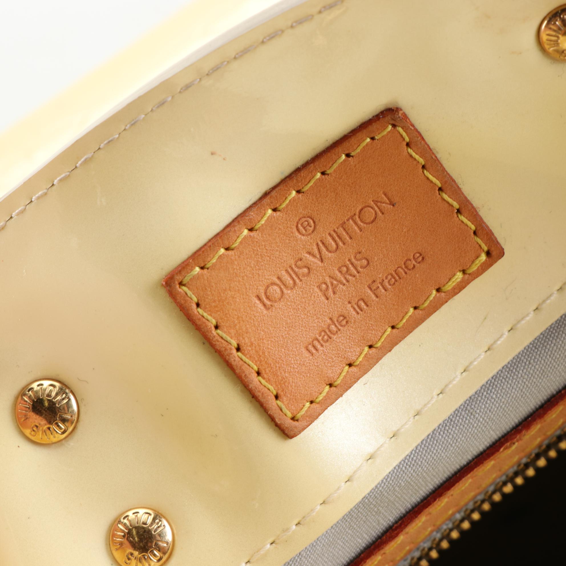 Louis Vuitton Reade PM in Monogram Vernis and Vachetta Leather