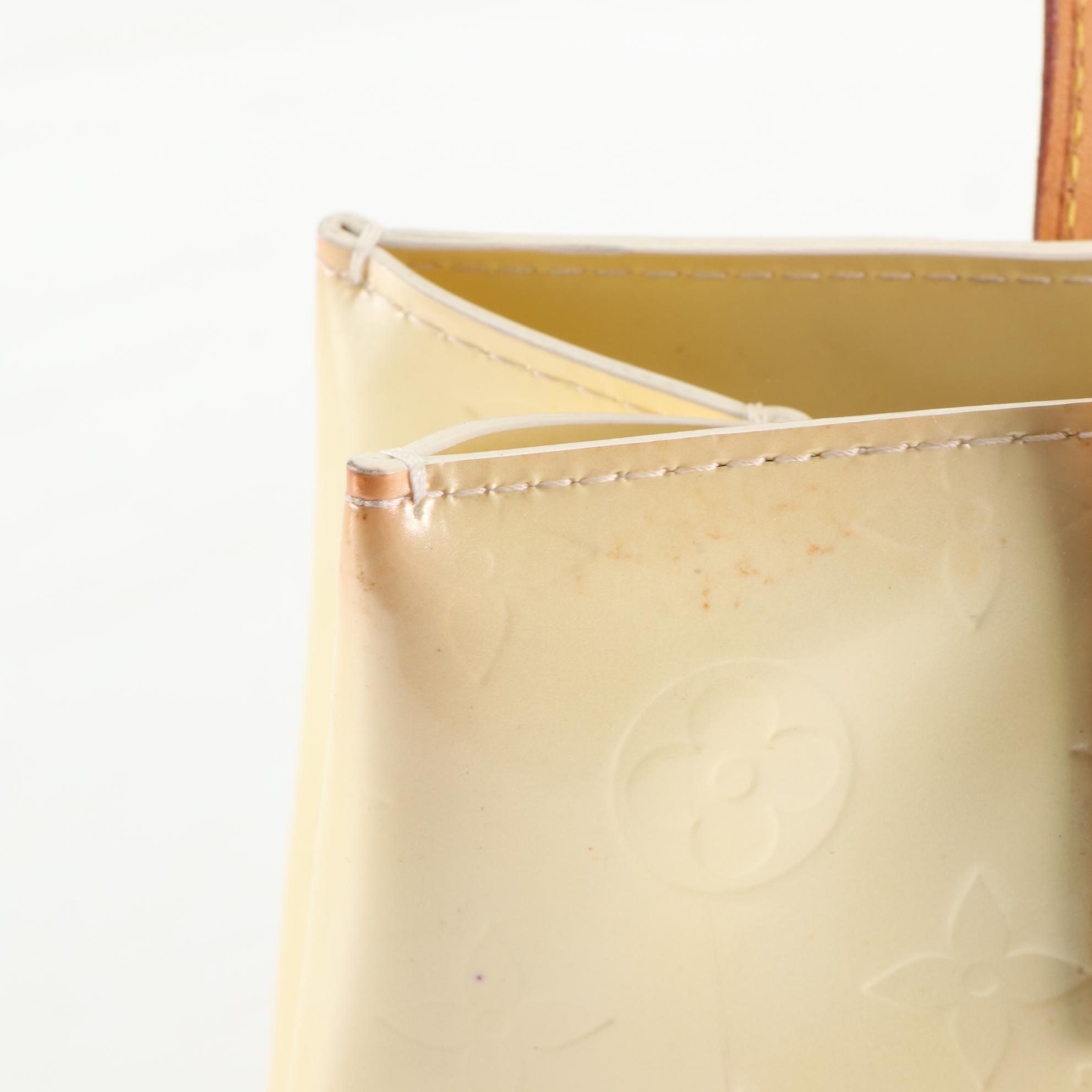 Louis Vuitton Reade PM in Monogram Vernis and Vachetta Leather