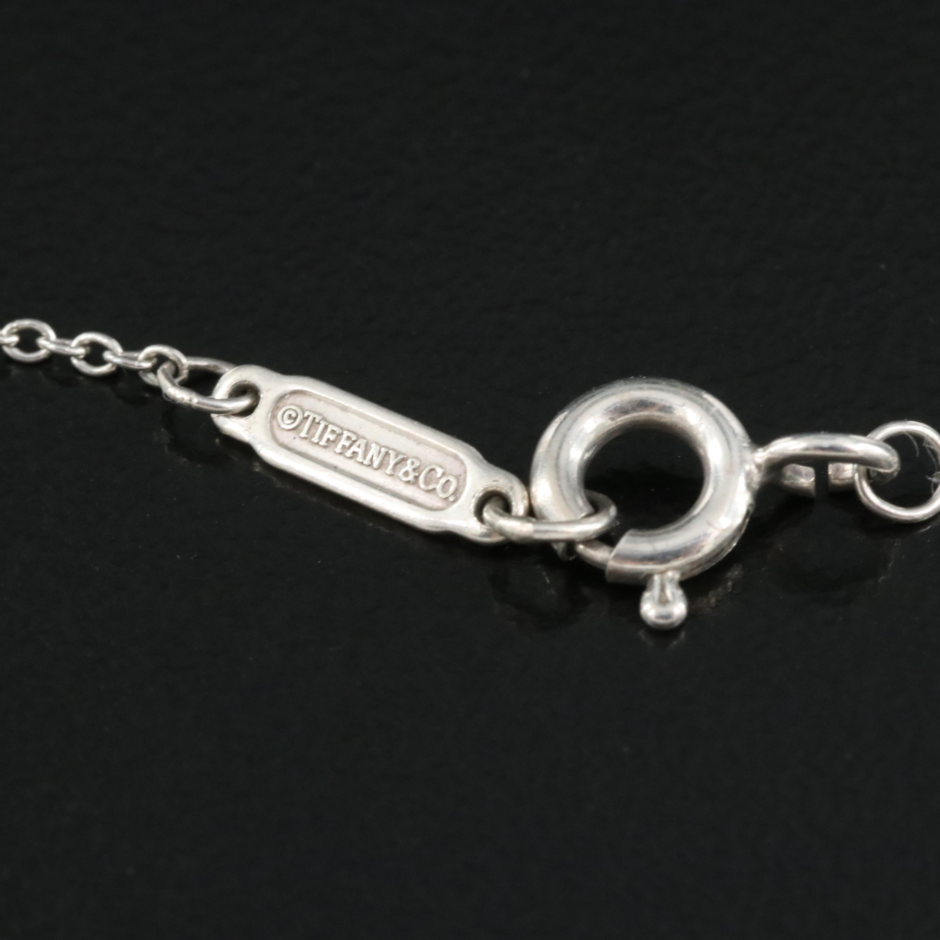 Tiffany & Co. "Return to Tiffany" Sterling Heart Pendant Necklace