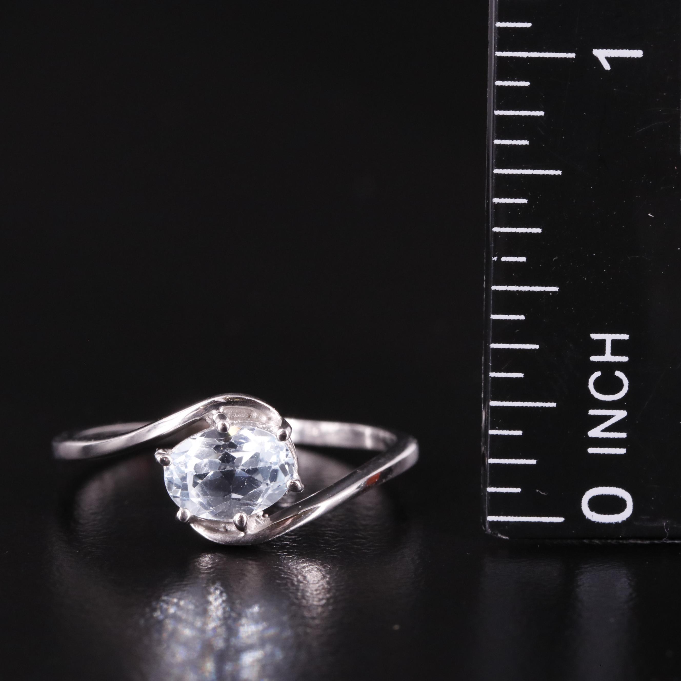 Sterling Blue Topaz Ring