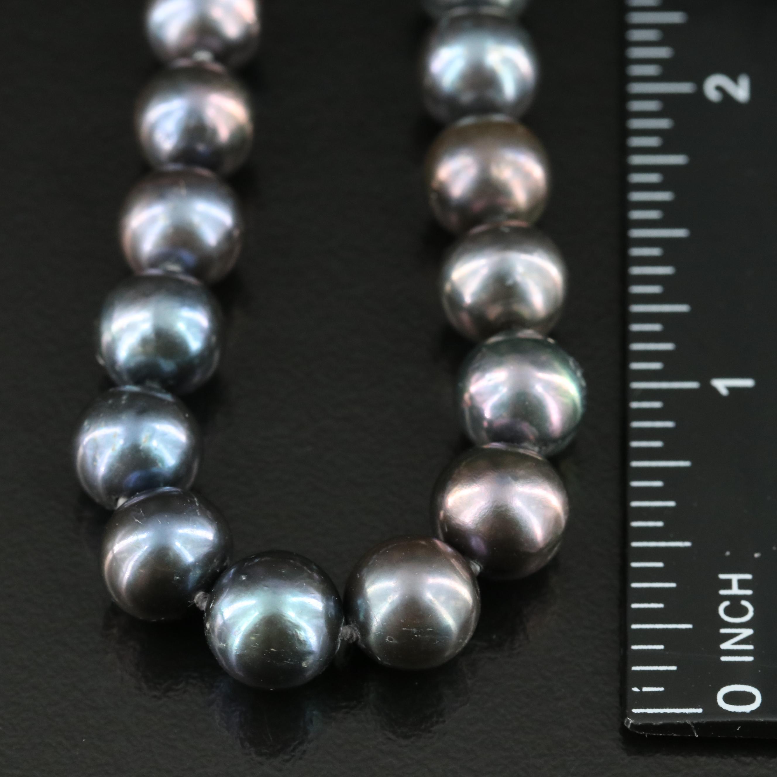 Opera Length Pearl Necklace with 14K Clasp
