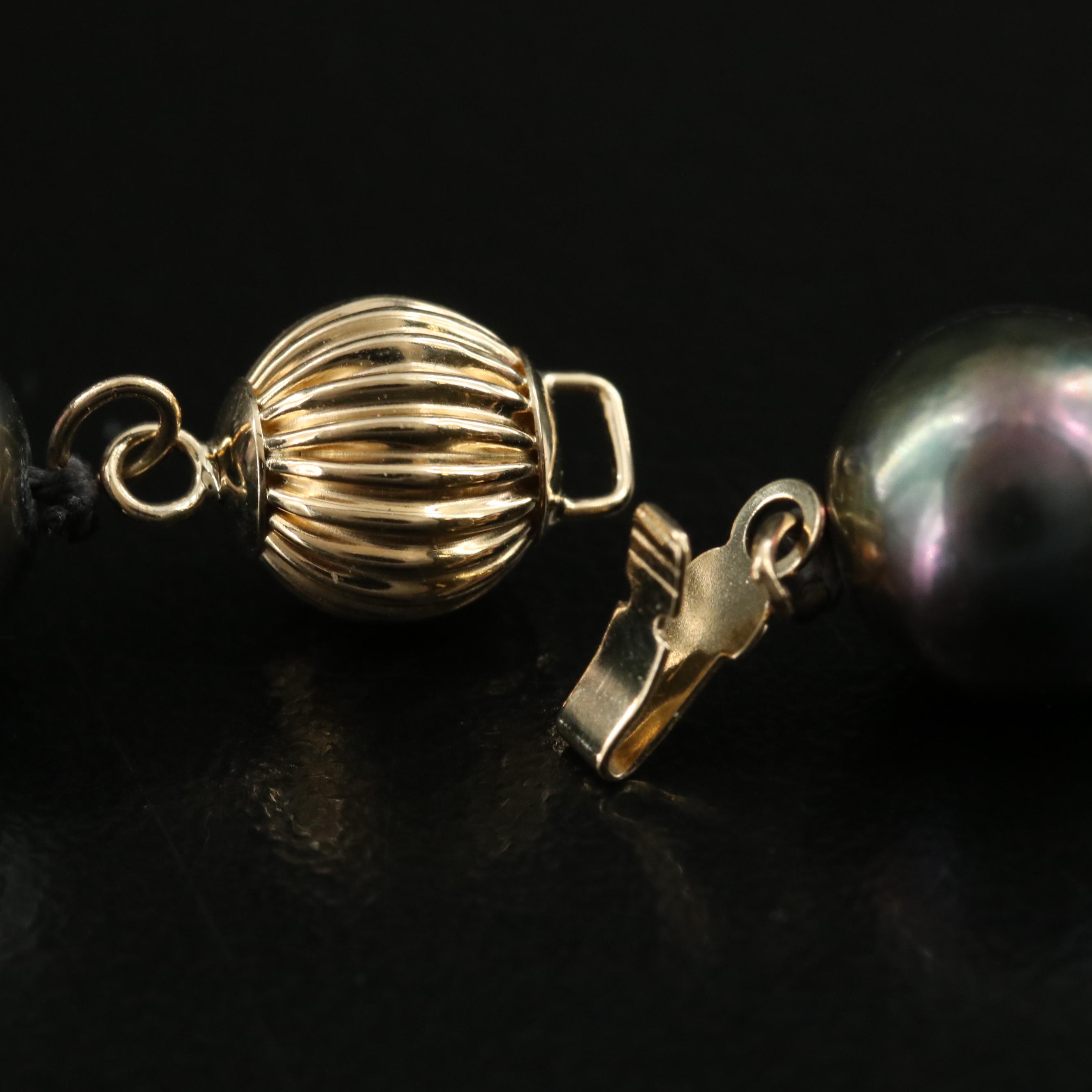 Opera Length Pearl Necklace with 14K Clasp