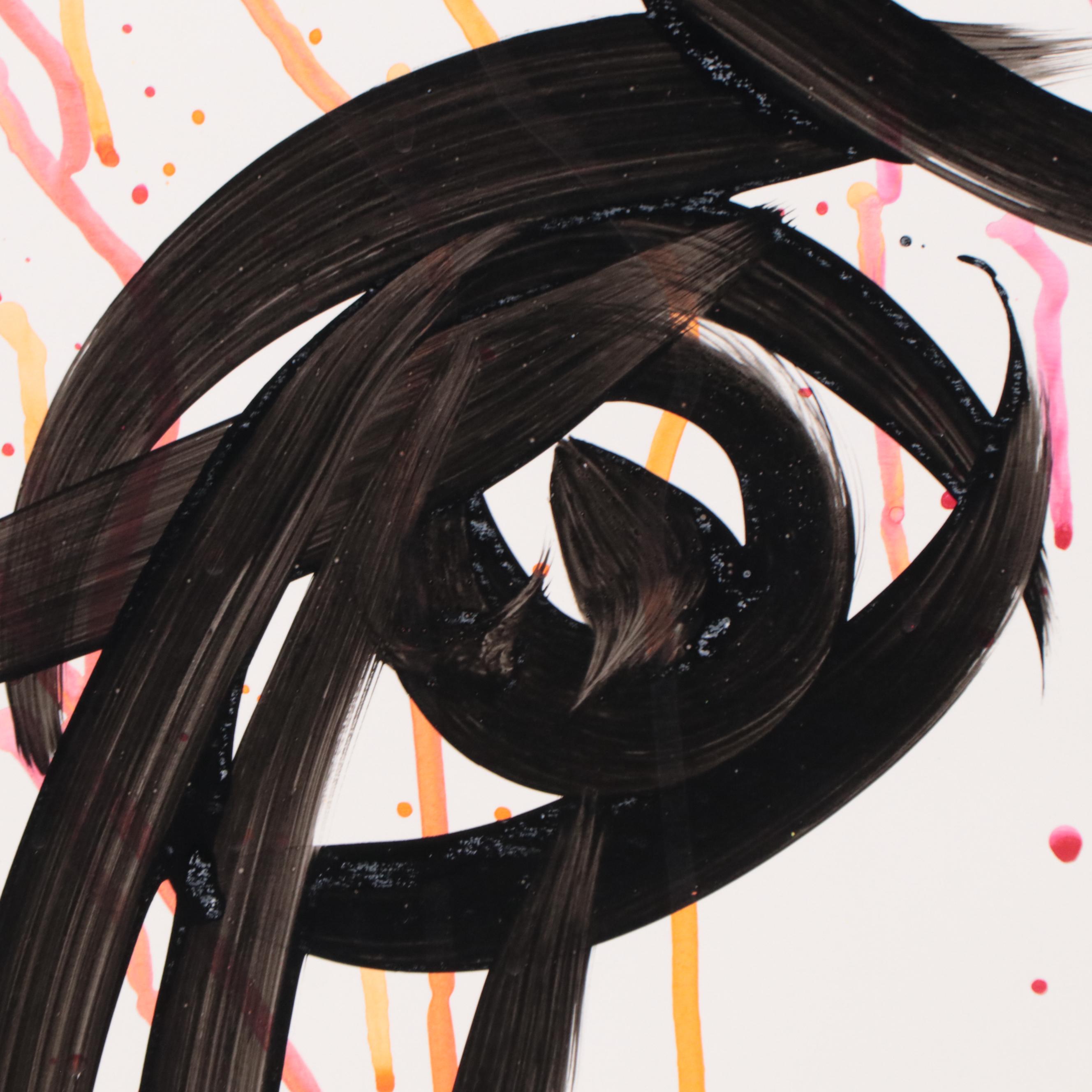 Peter Keil Abstract Portrait Acrylic Painting