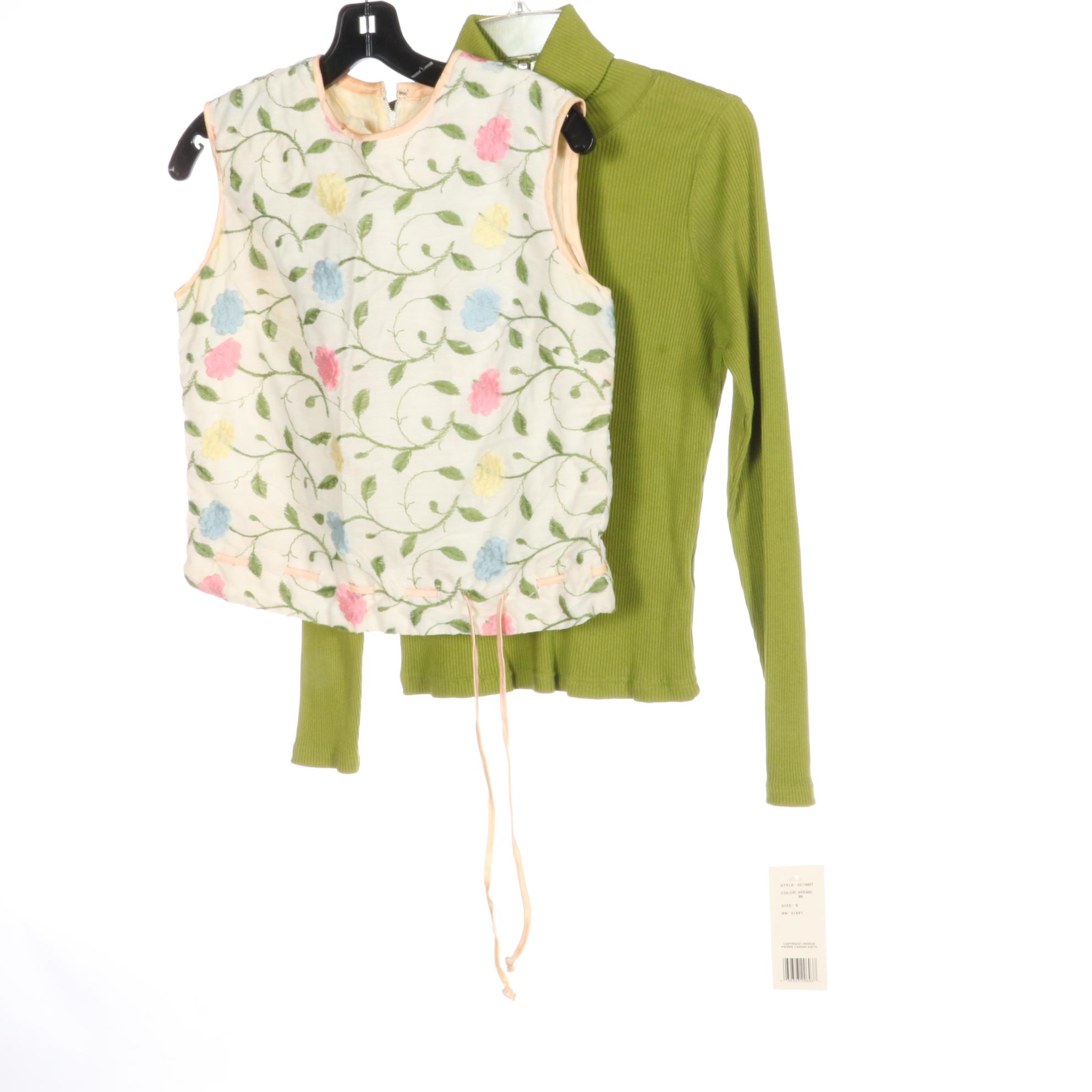 Pierre Cardin Turtleneck, Kasper Camisole, Douglas Marc Trousers, and More