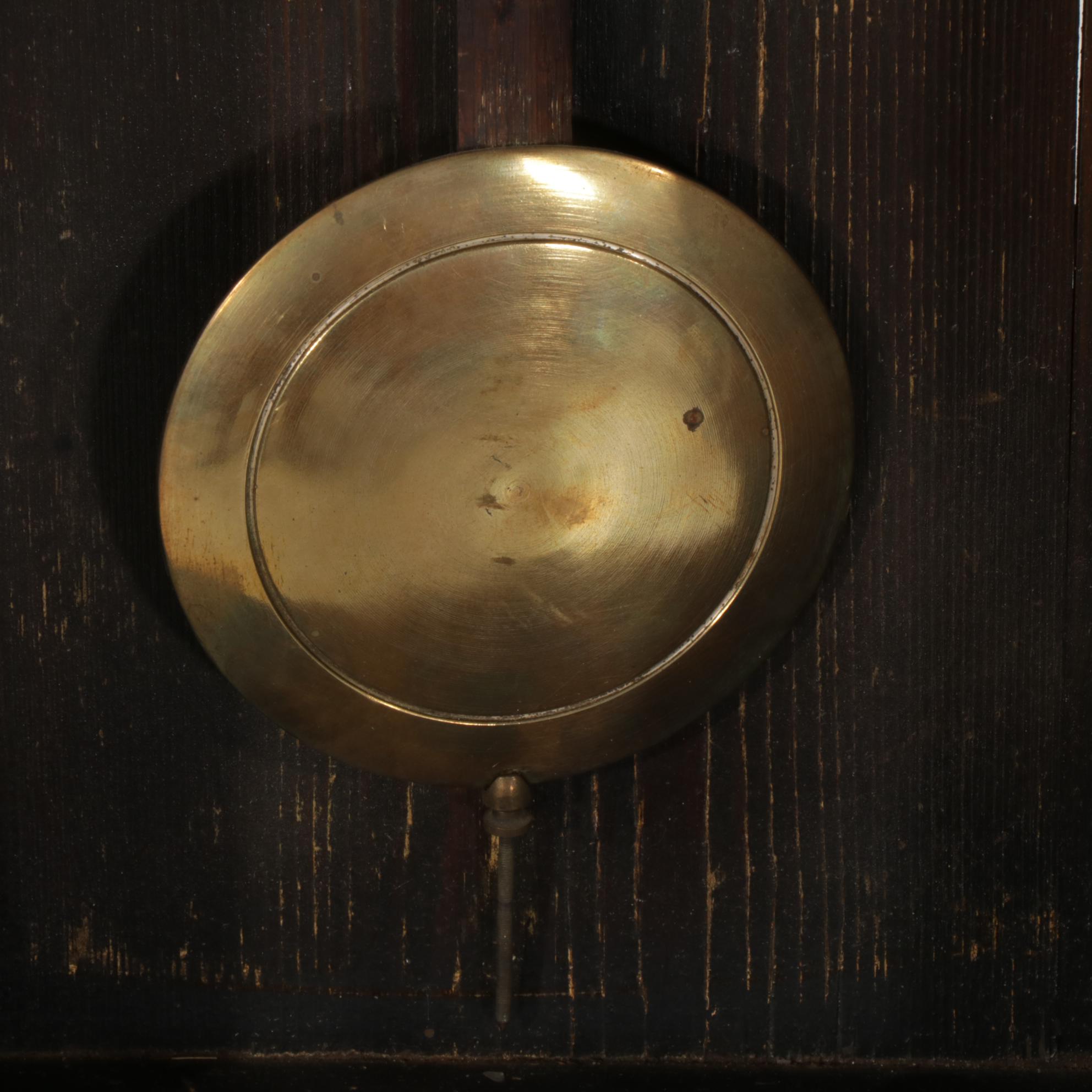 Oak Pendulum Wall Clock, Early 20th Century