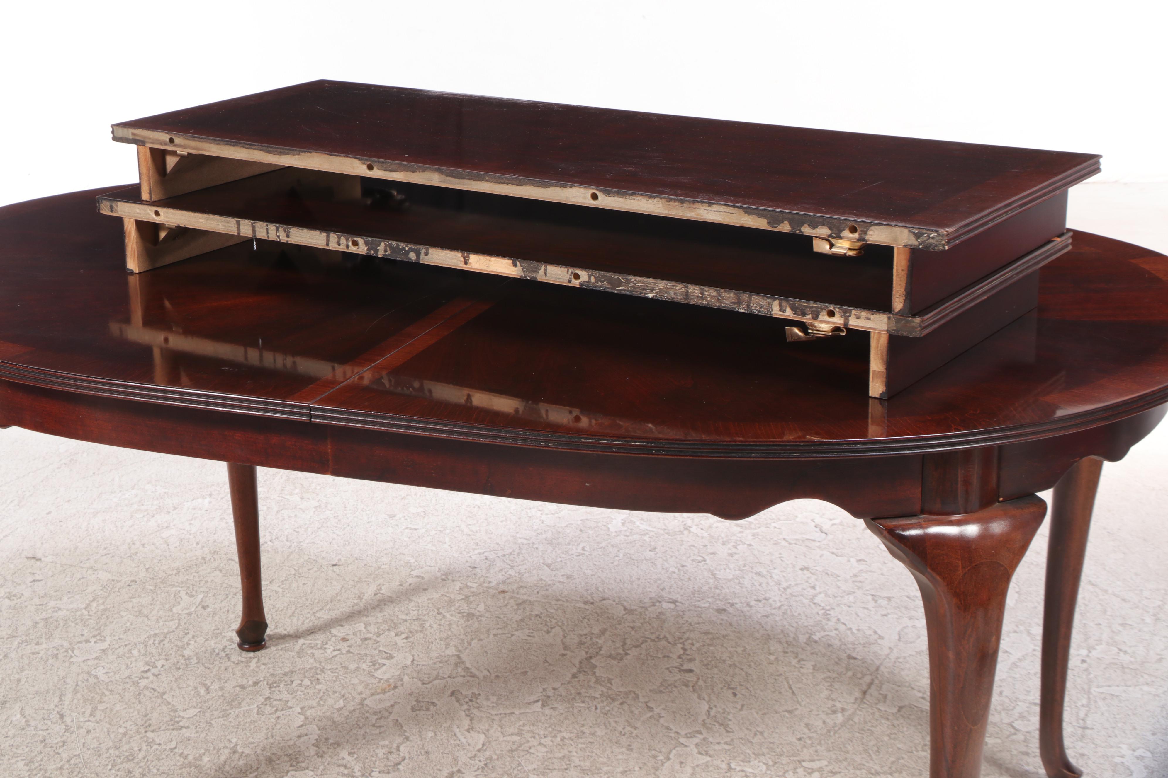 Nine-Piece American Drew Queen Anne Style Cherrywood Dining Set