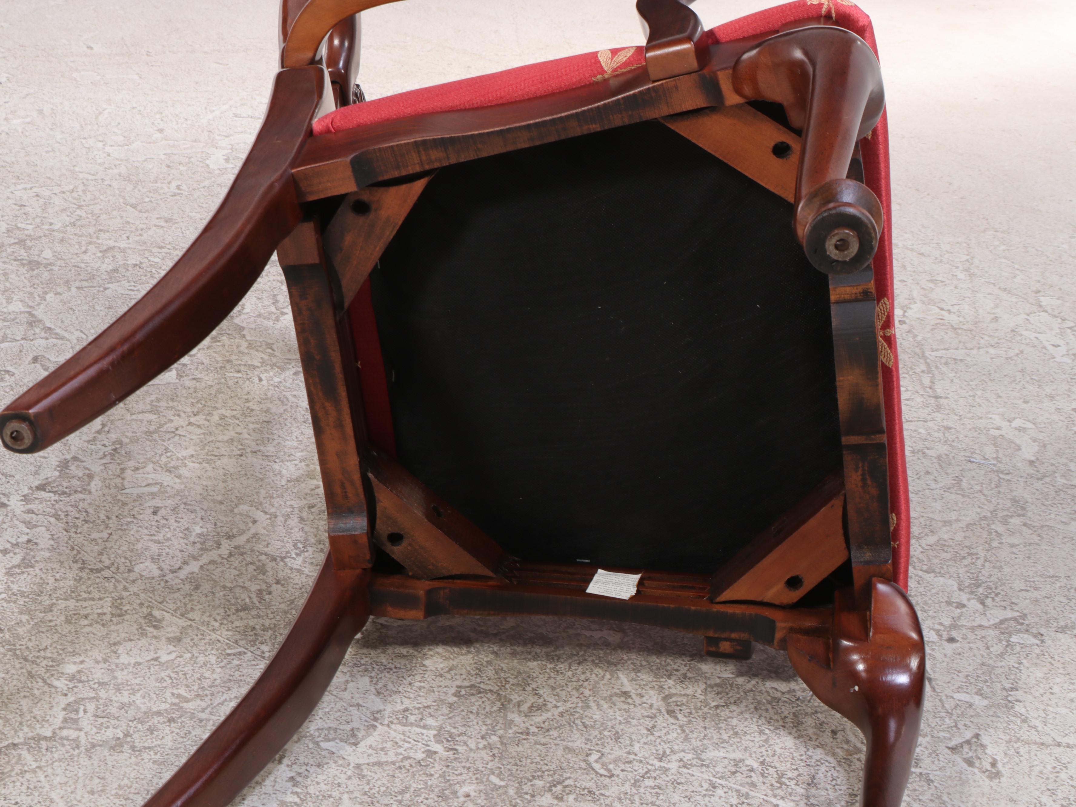 Nine-Piece American Drew Queen Anne Style Cherrywood Dining Set