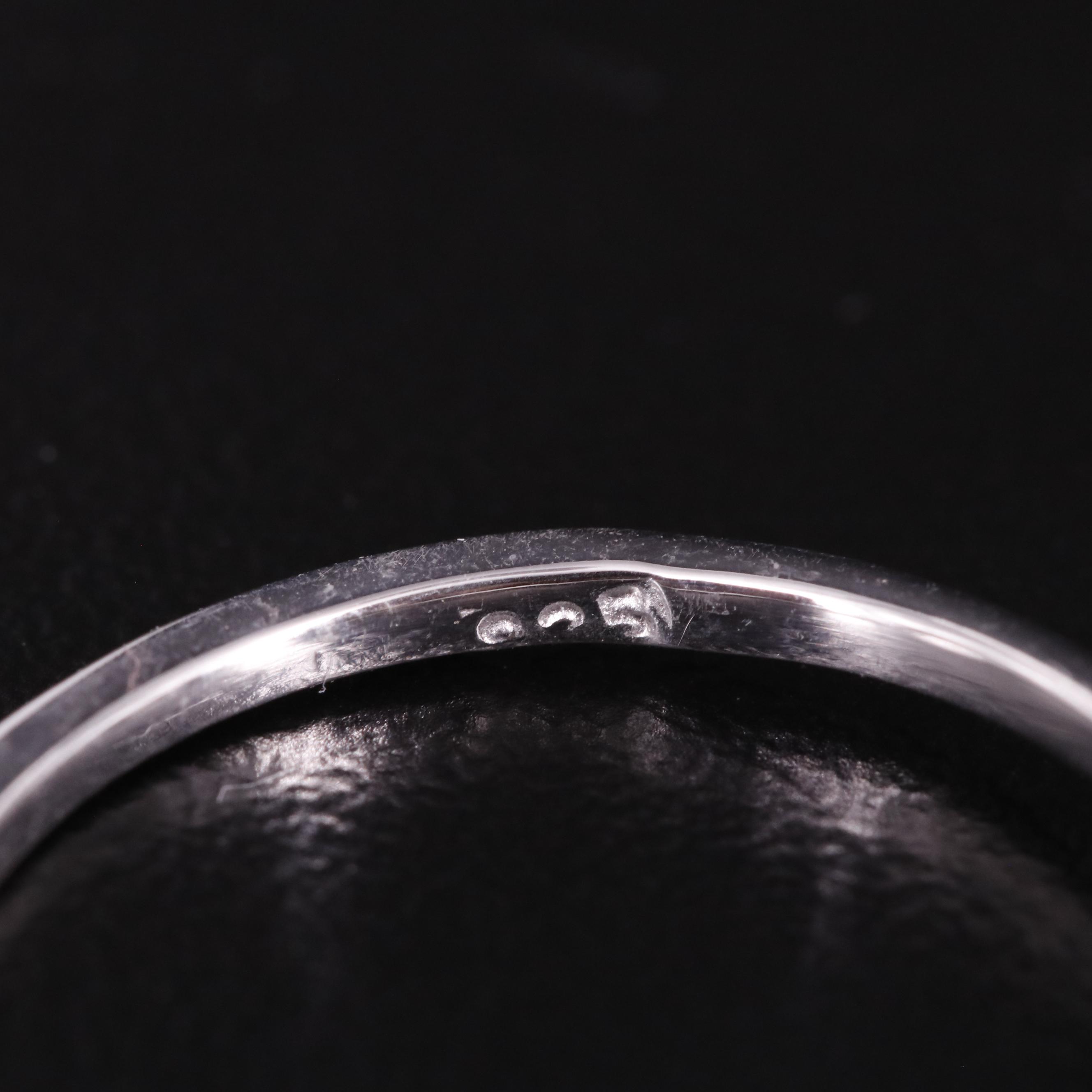 Sterling Garnet Solitaire Ring