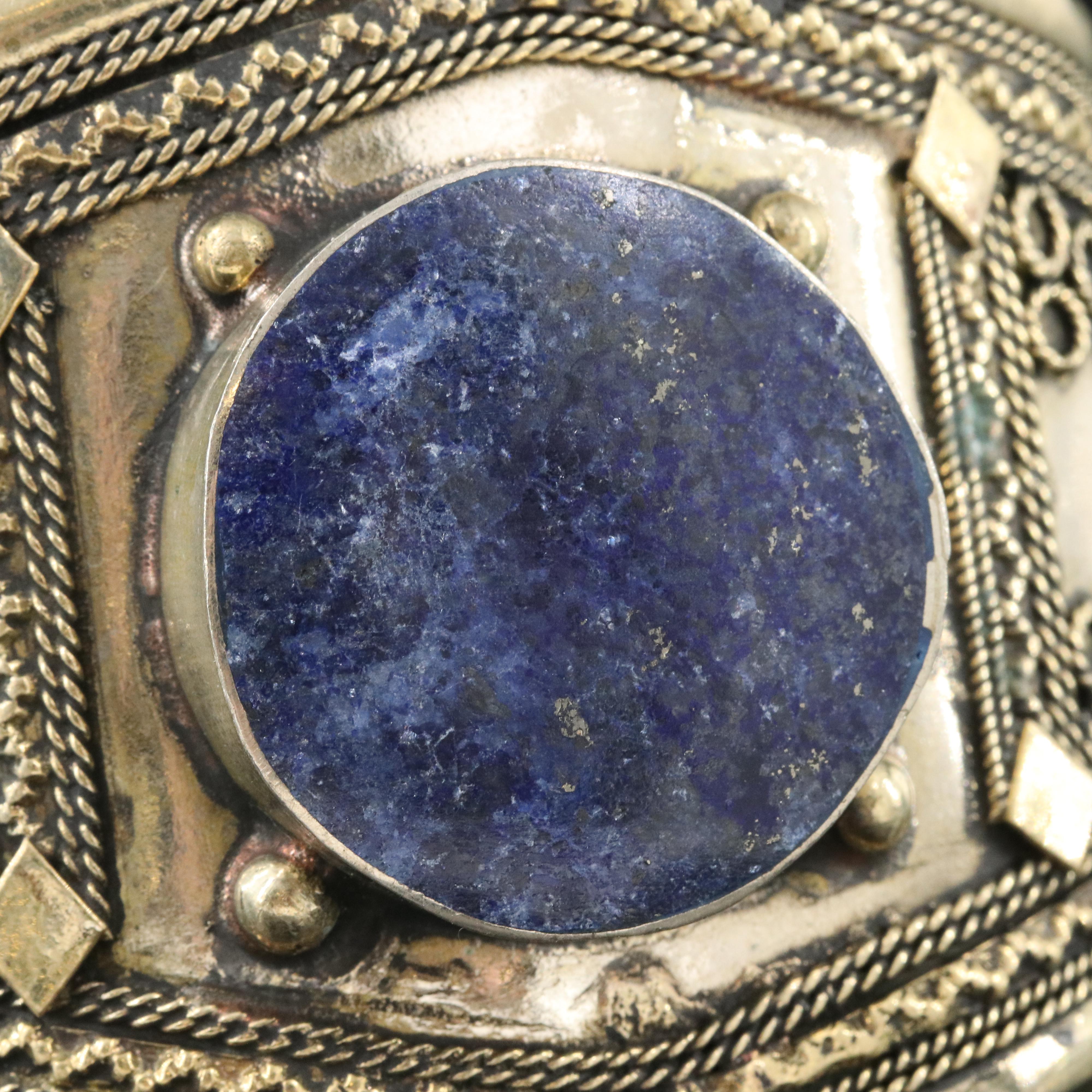 Indian Lapis Lazuli Cuff