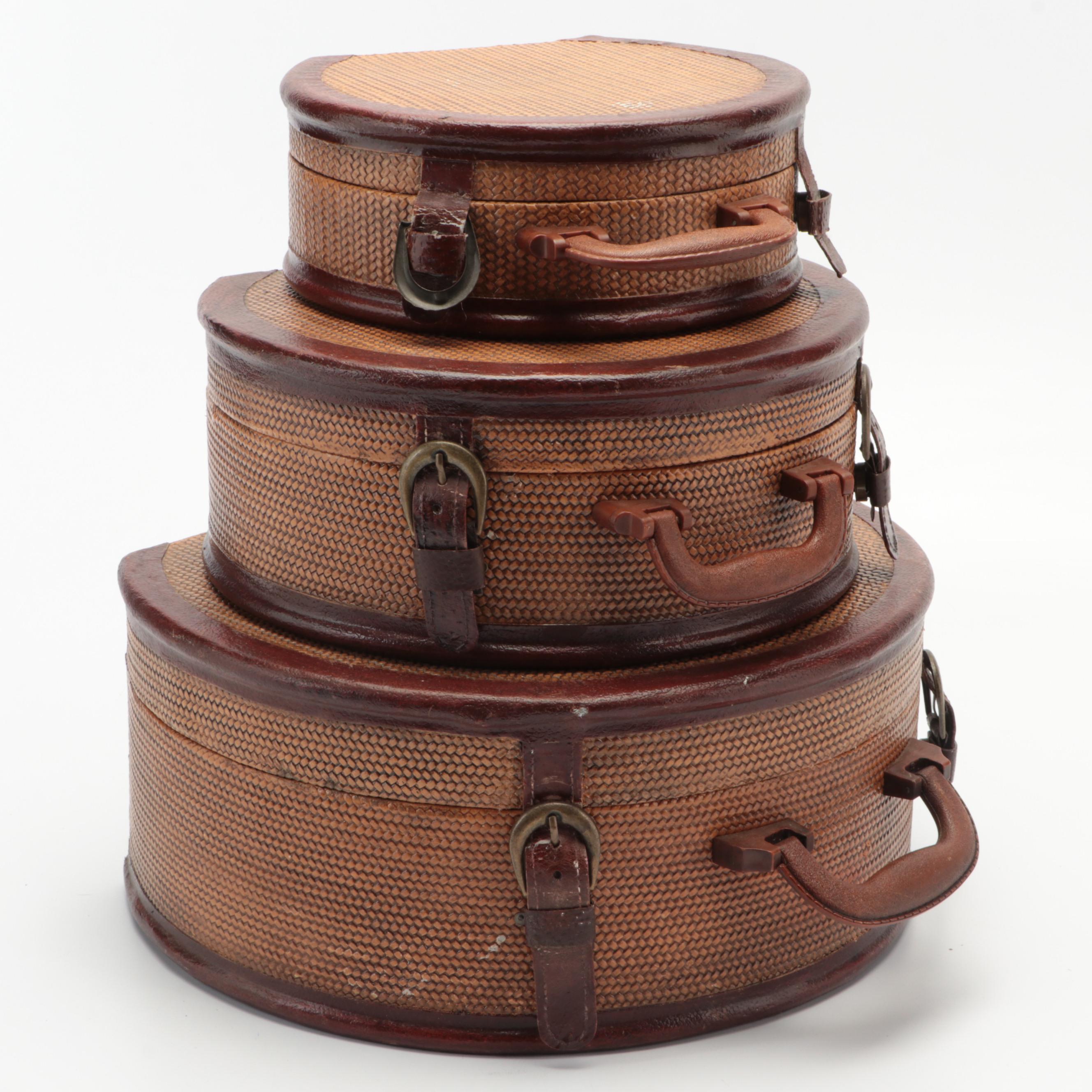 Three Hands Corp Basketry Style Stacking Boxes