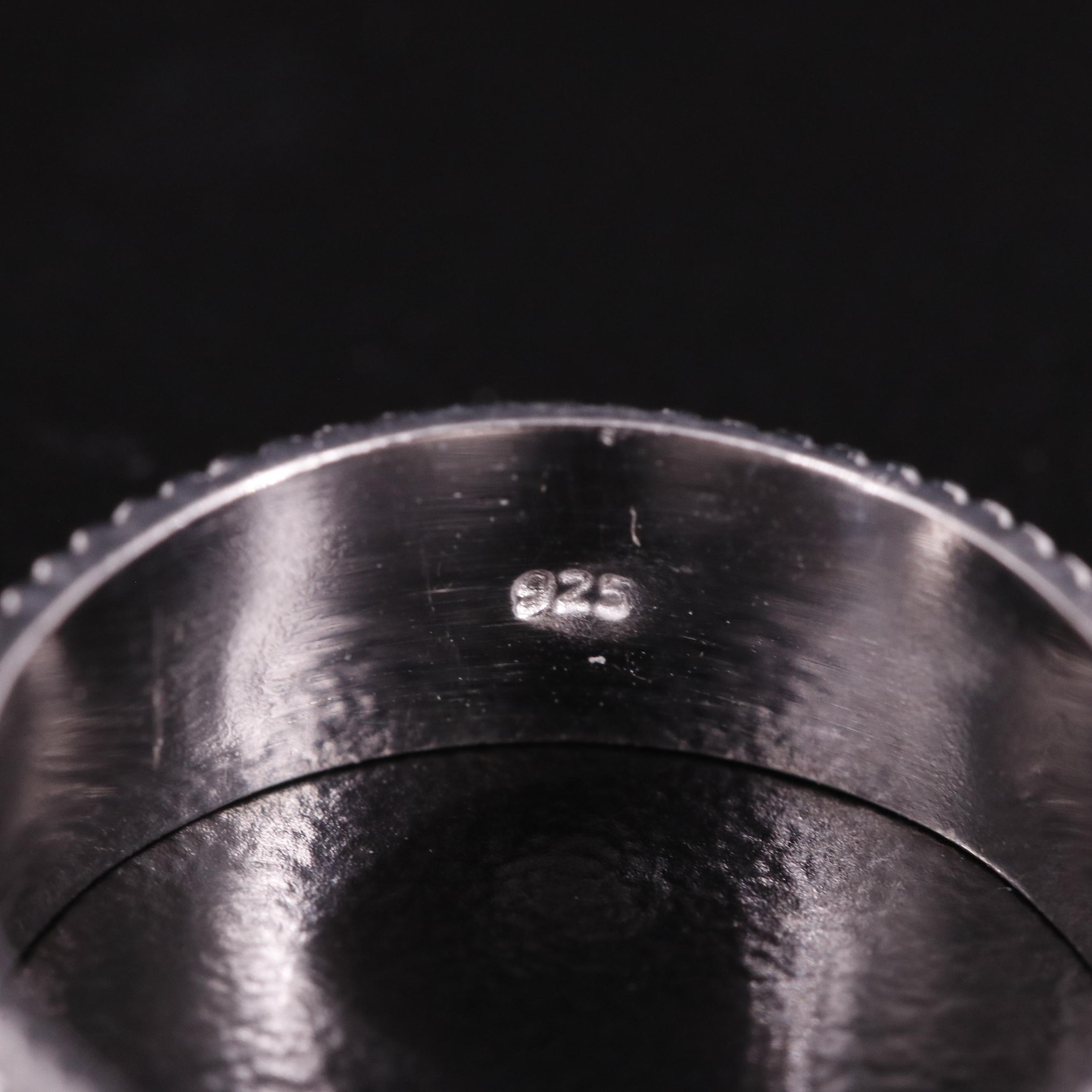 Sterling Textured Band