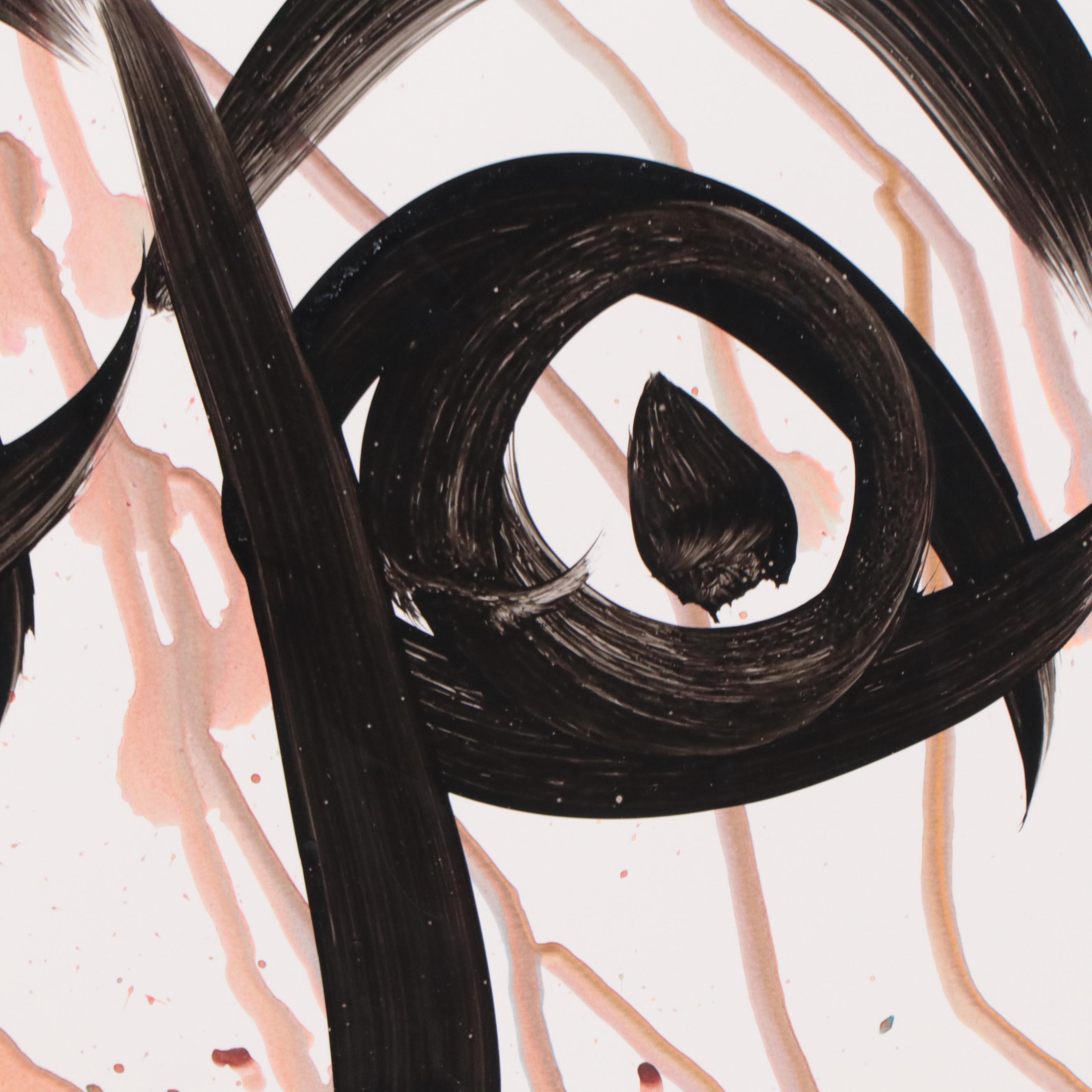 Peter Keil Abstract Portrait Acrylic Painting