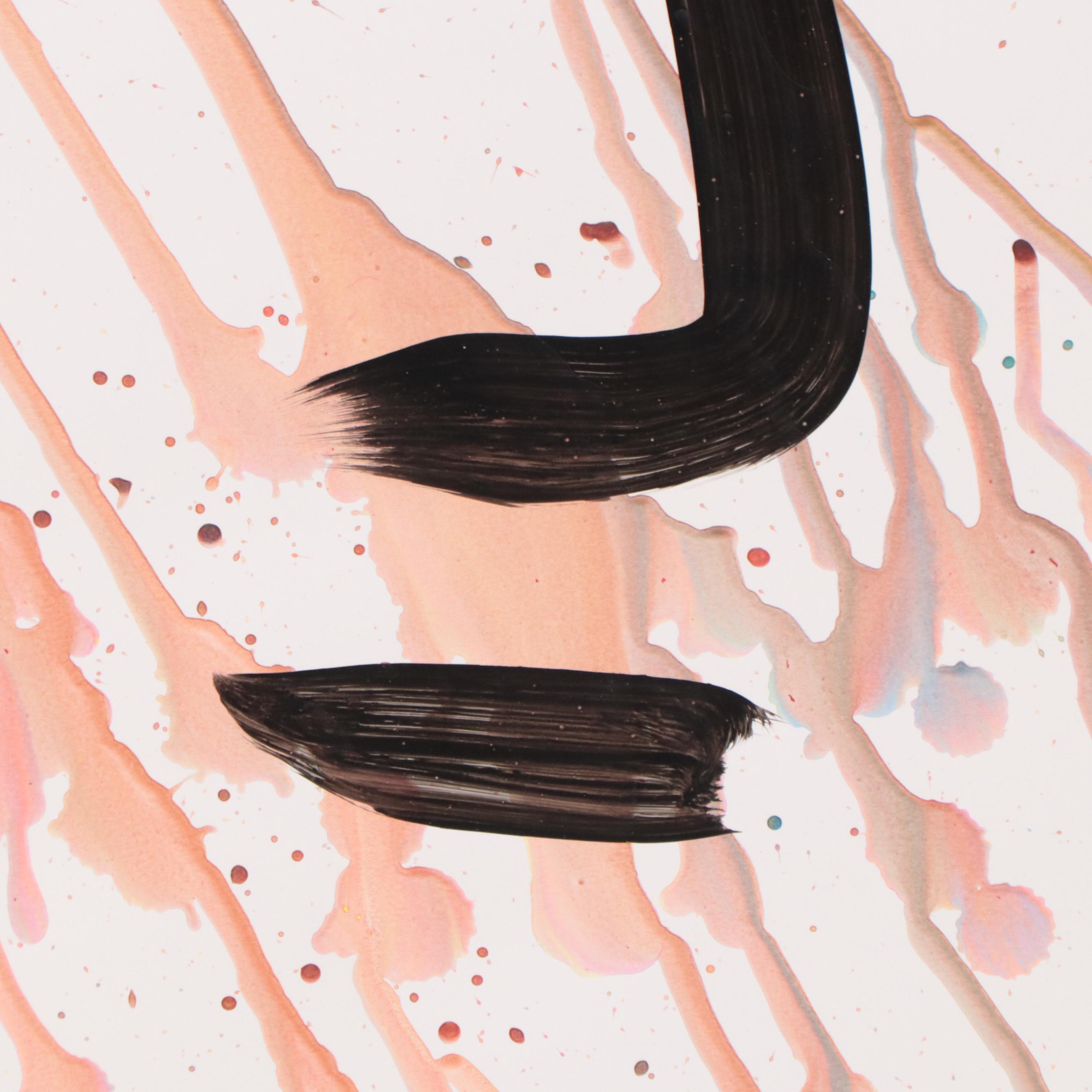 Peter Keil Abstract Portrait Acrylic Painting