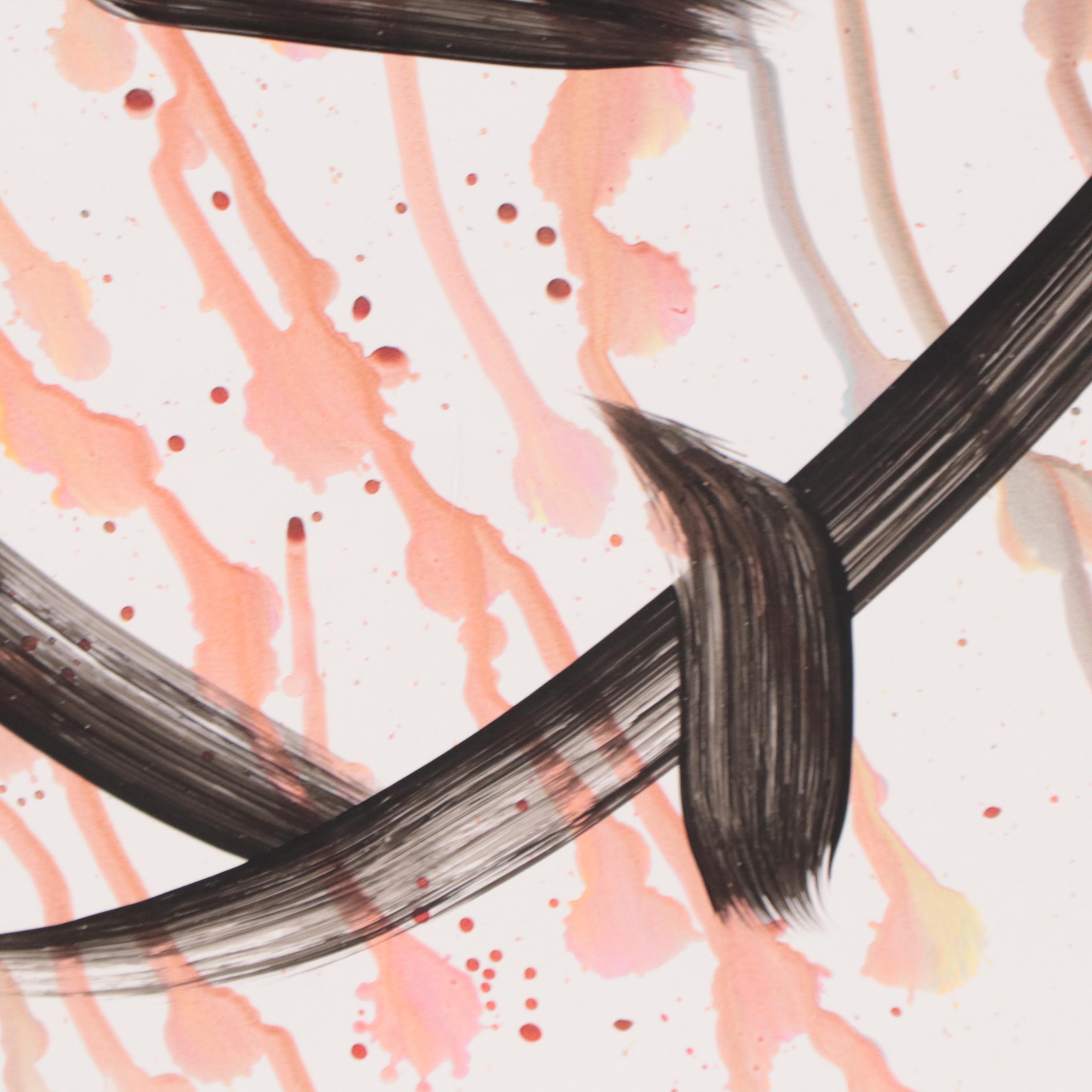 Peter Keil Abstract Portrait Acrylic Painting