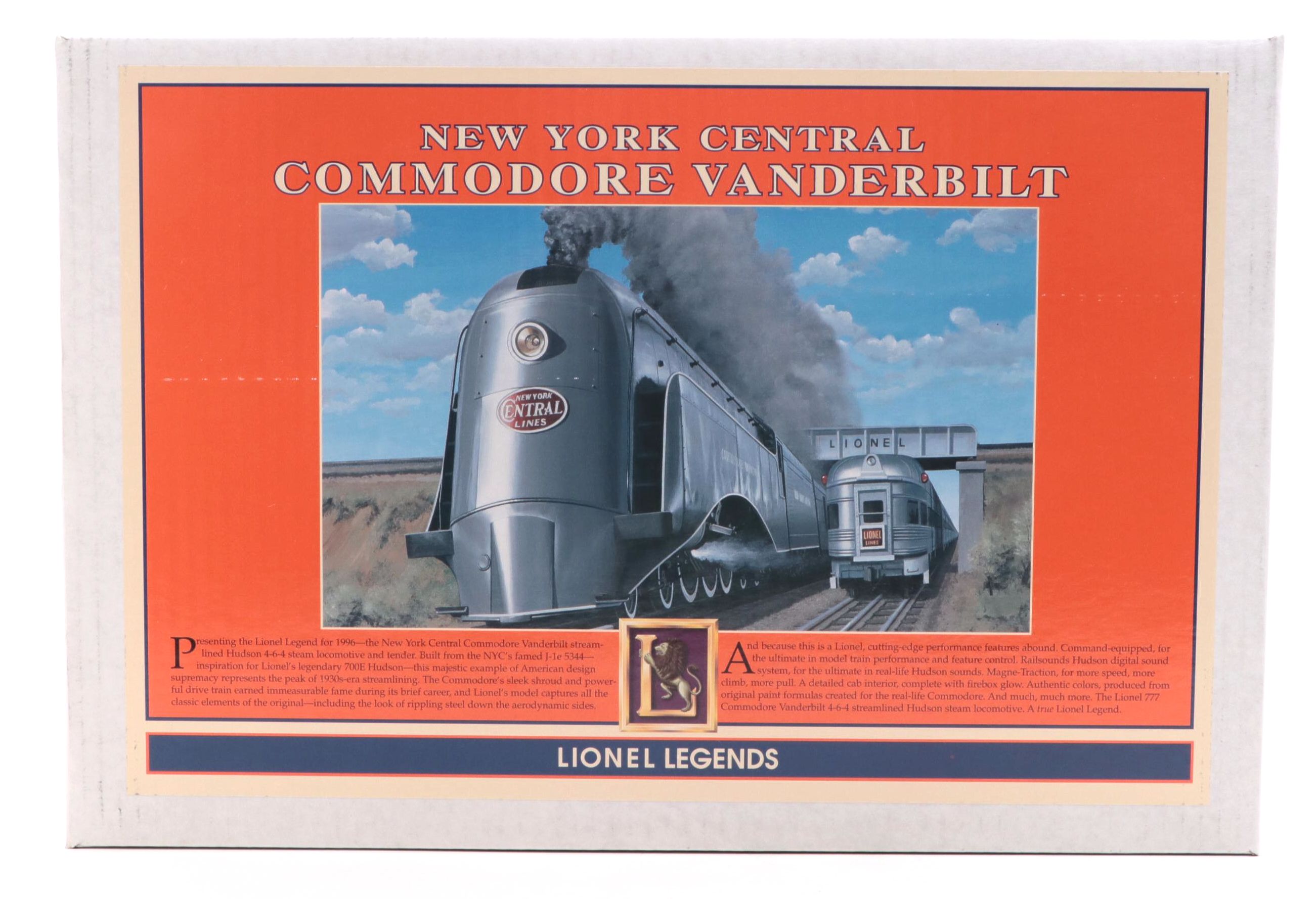 Lionel New York Central Vanderbilt 777 Locomotive and Tender