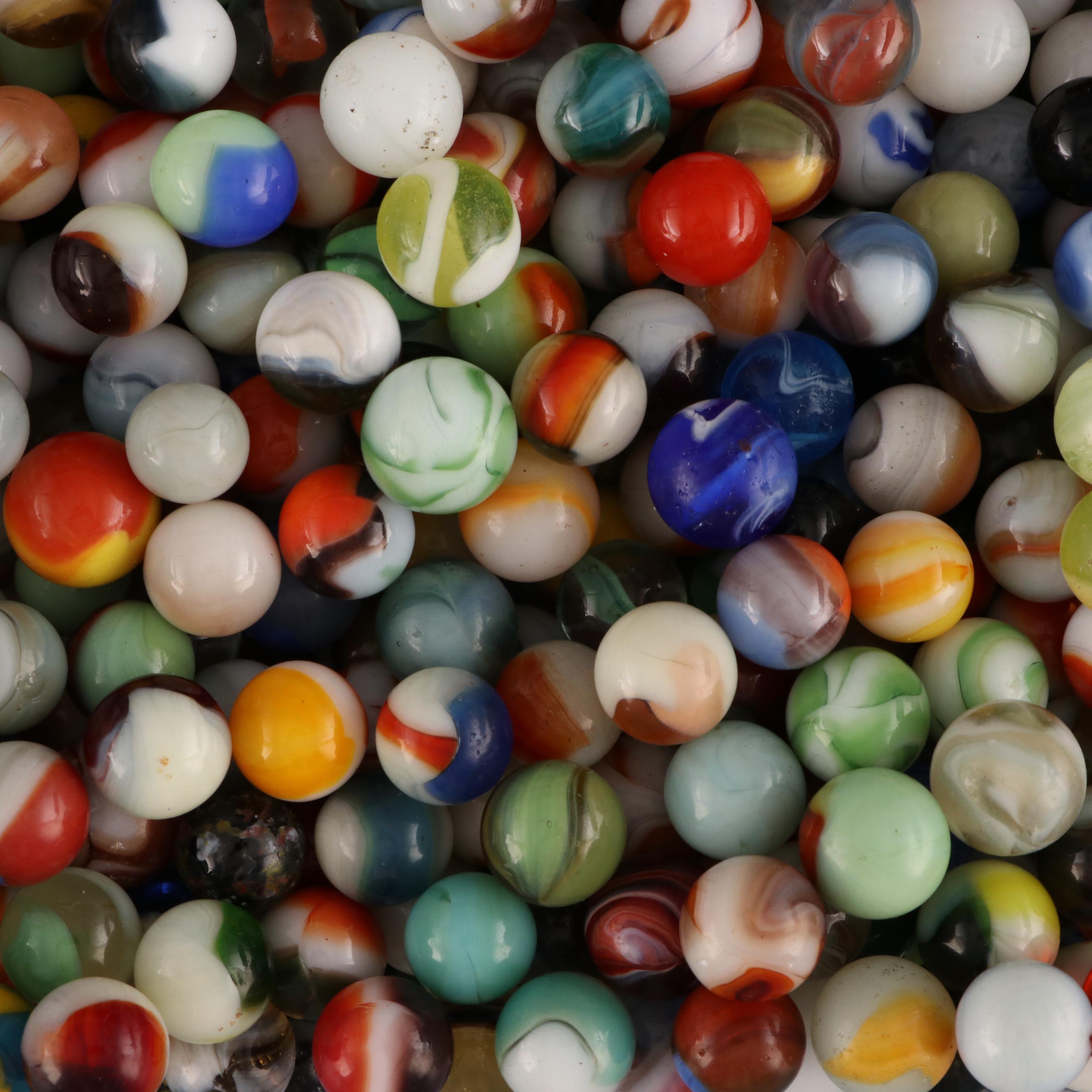 Cat's Eye, Agate, Uranium and Other Glass Marbles