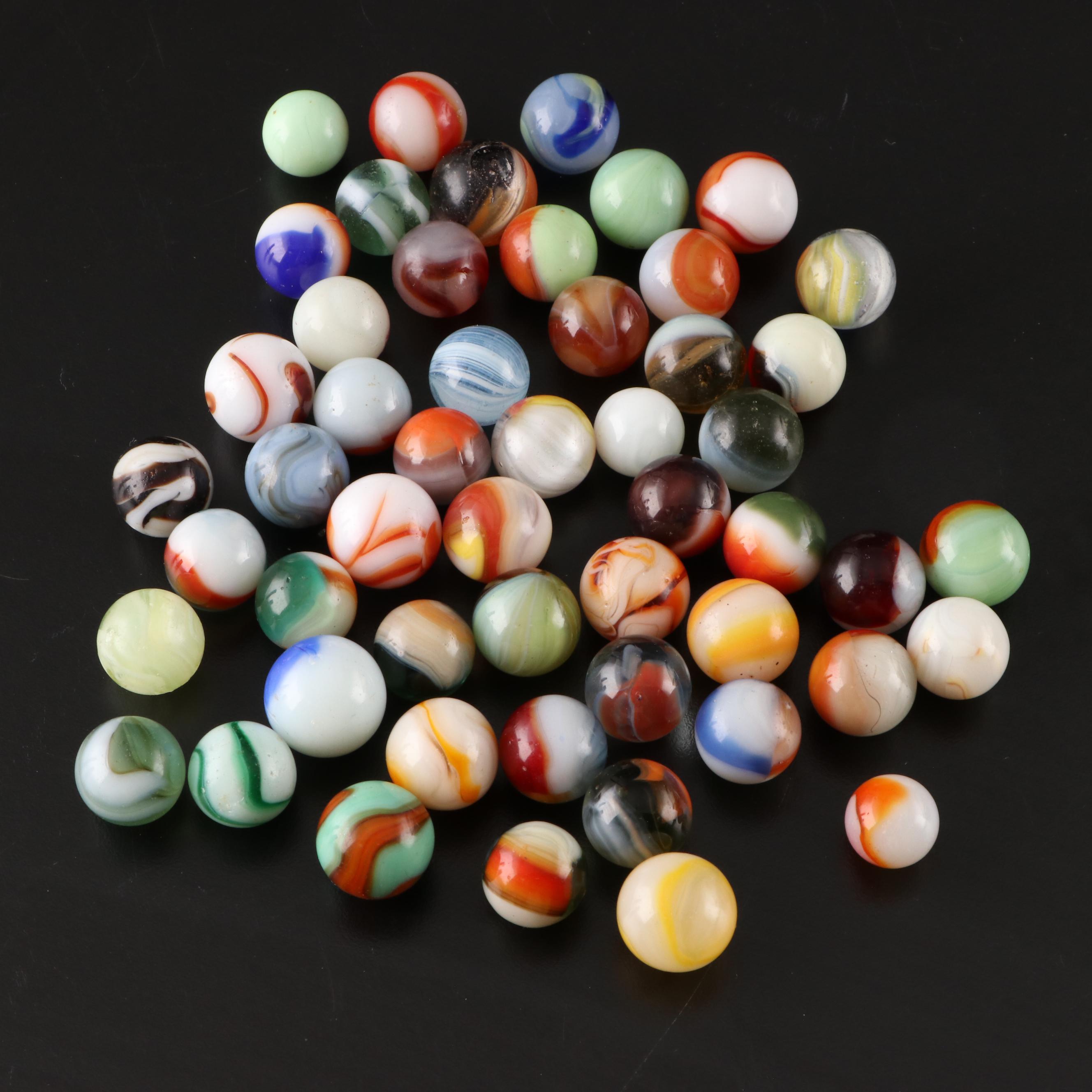 Cat's Eye, Agate, Uranium and Other Glass Marbles