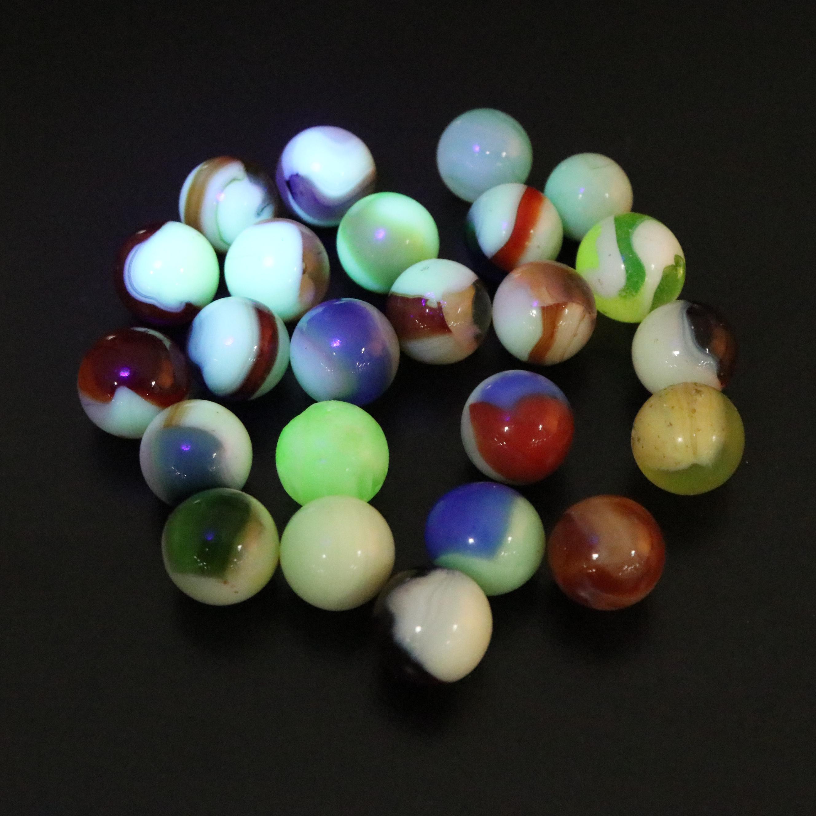 Cat's Eye, Agate, Uranium and Other Glass Marbles