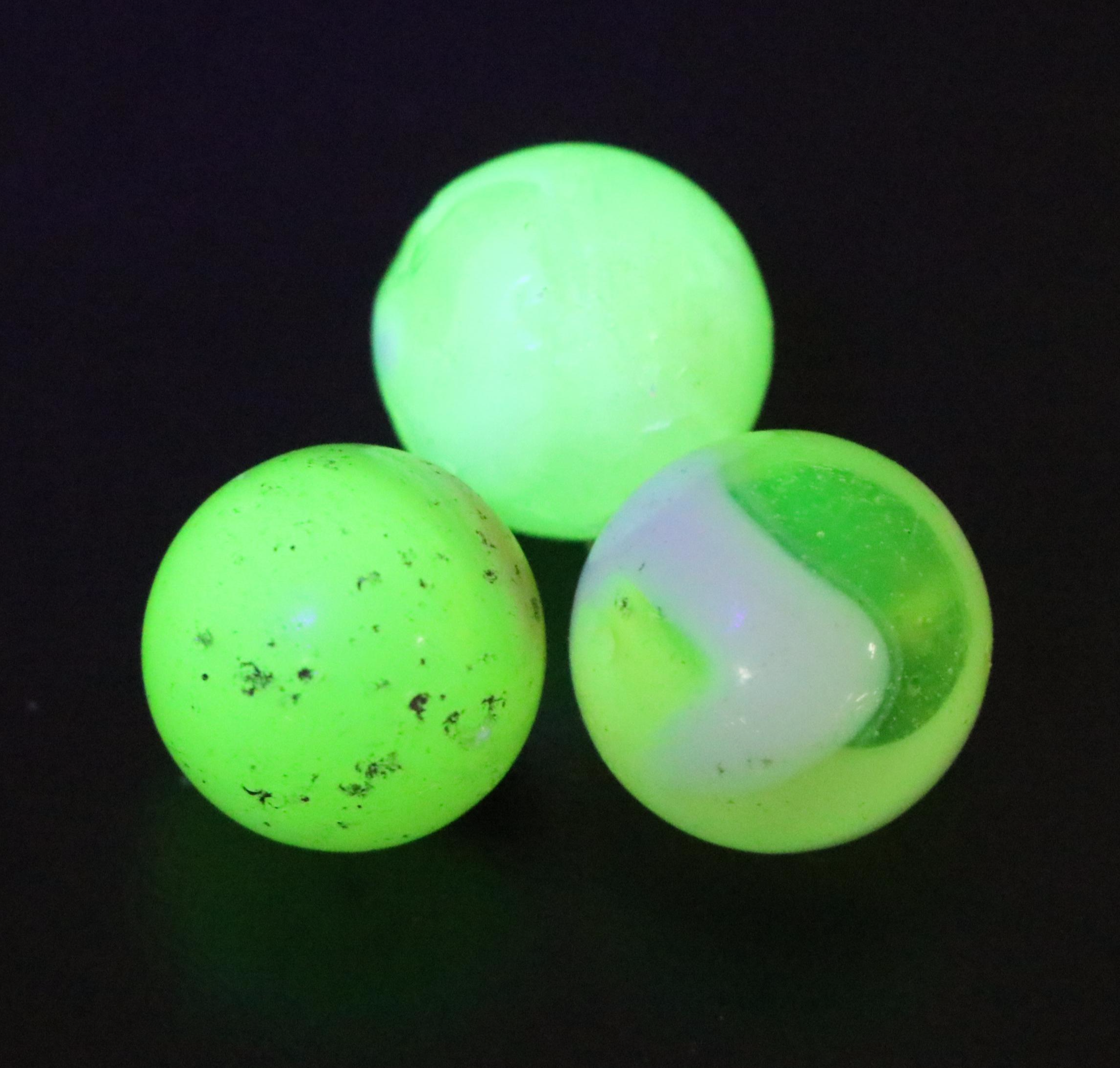 Cat's Eye, Agate, Uranium and Other Glass Marbles