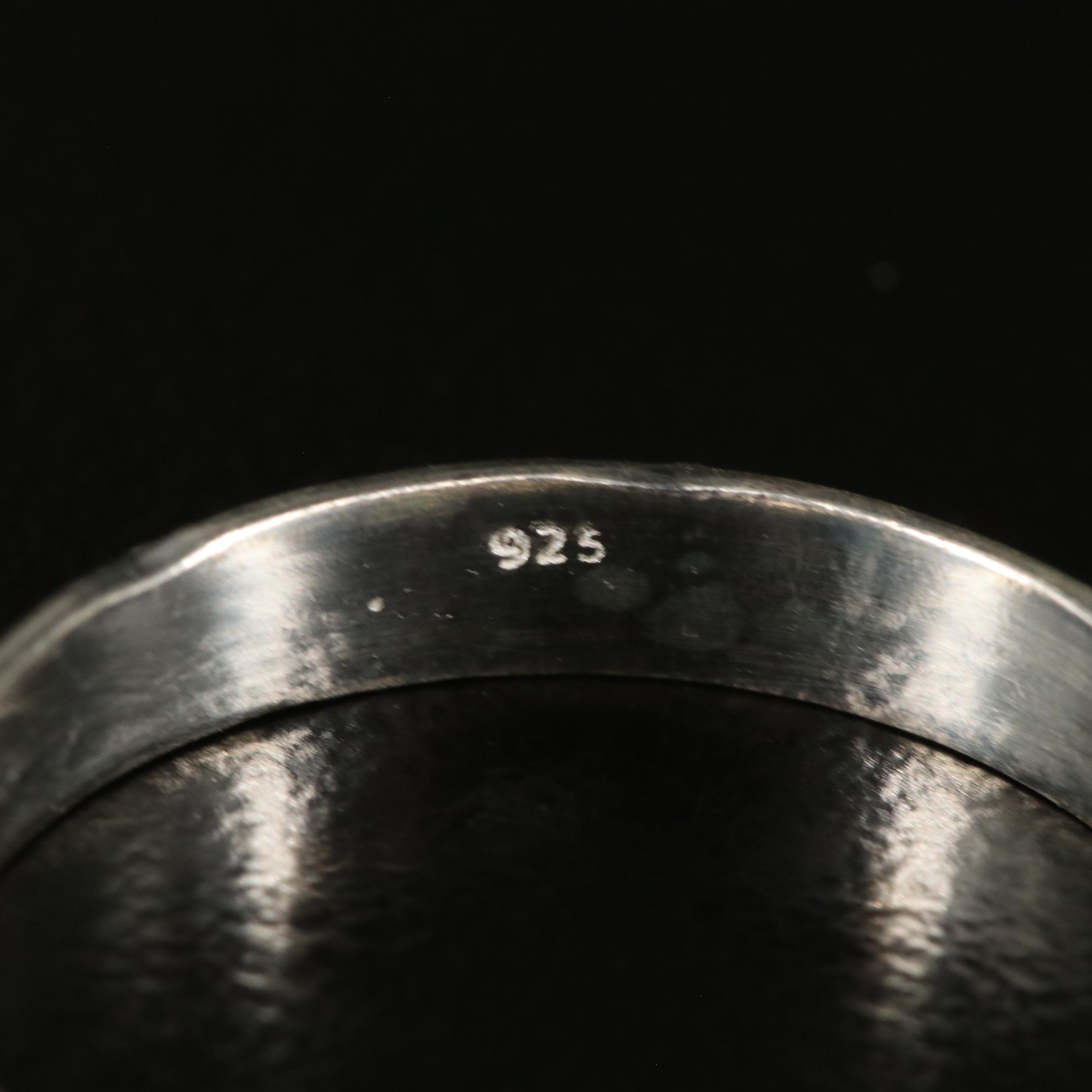 Sterling Textured Band