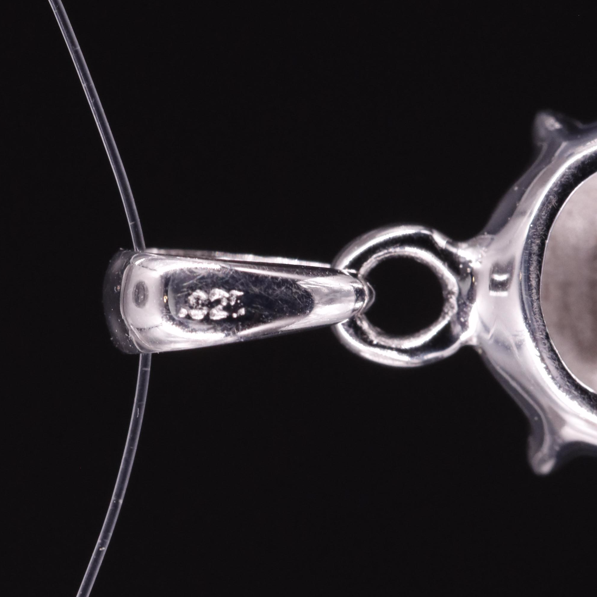 Sterling Amethyst Owl Pendant