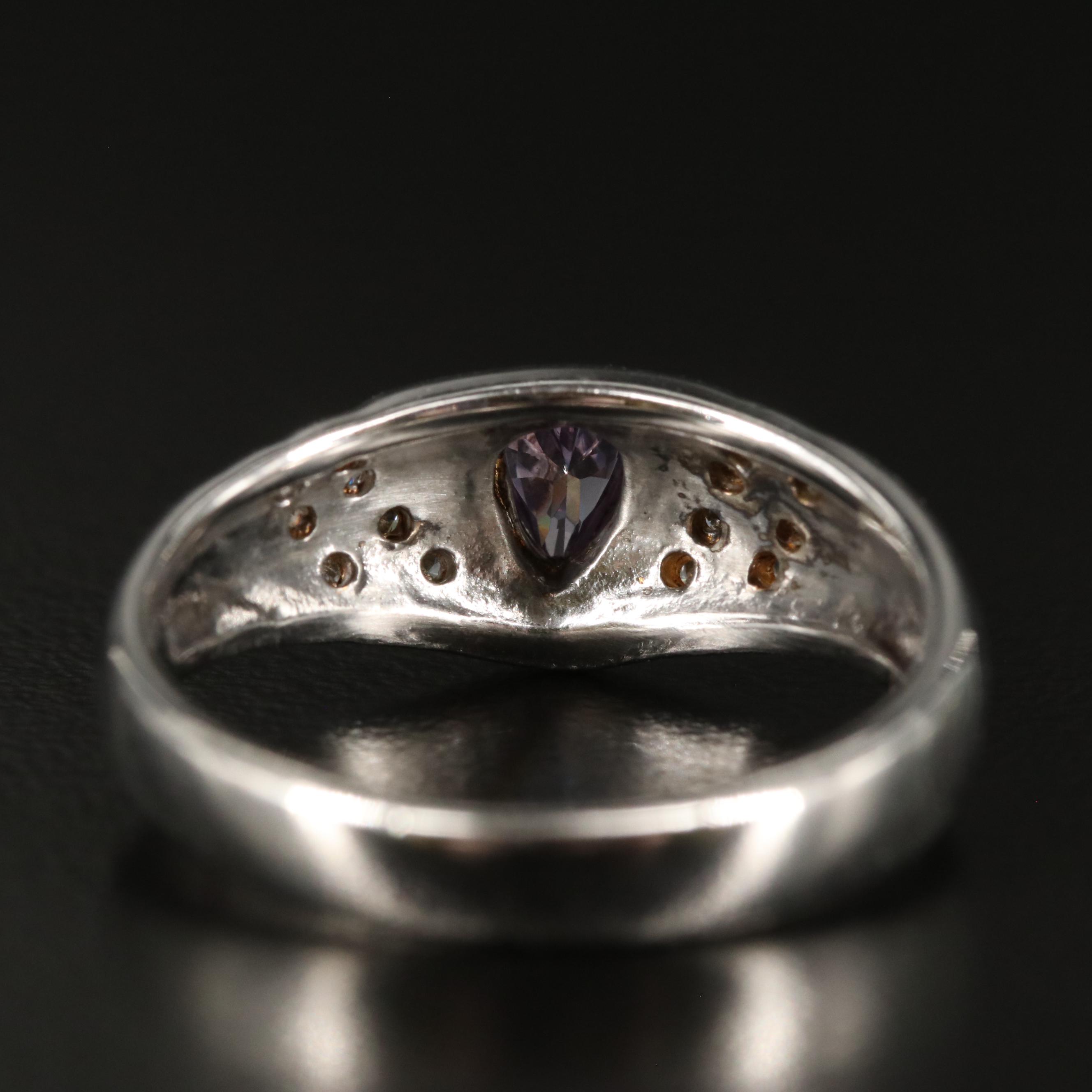 Sterling Cubic Zirconia Band