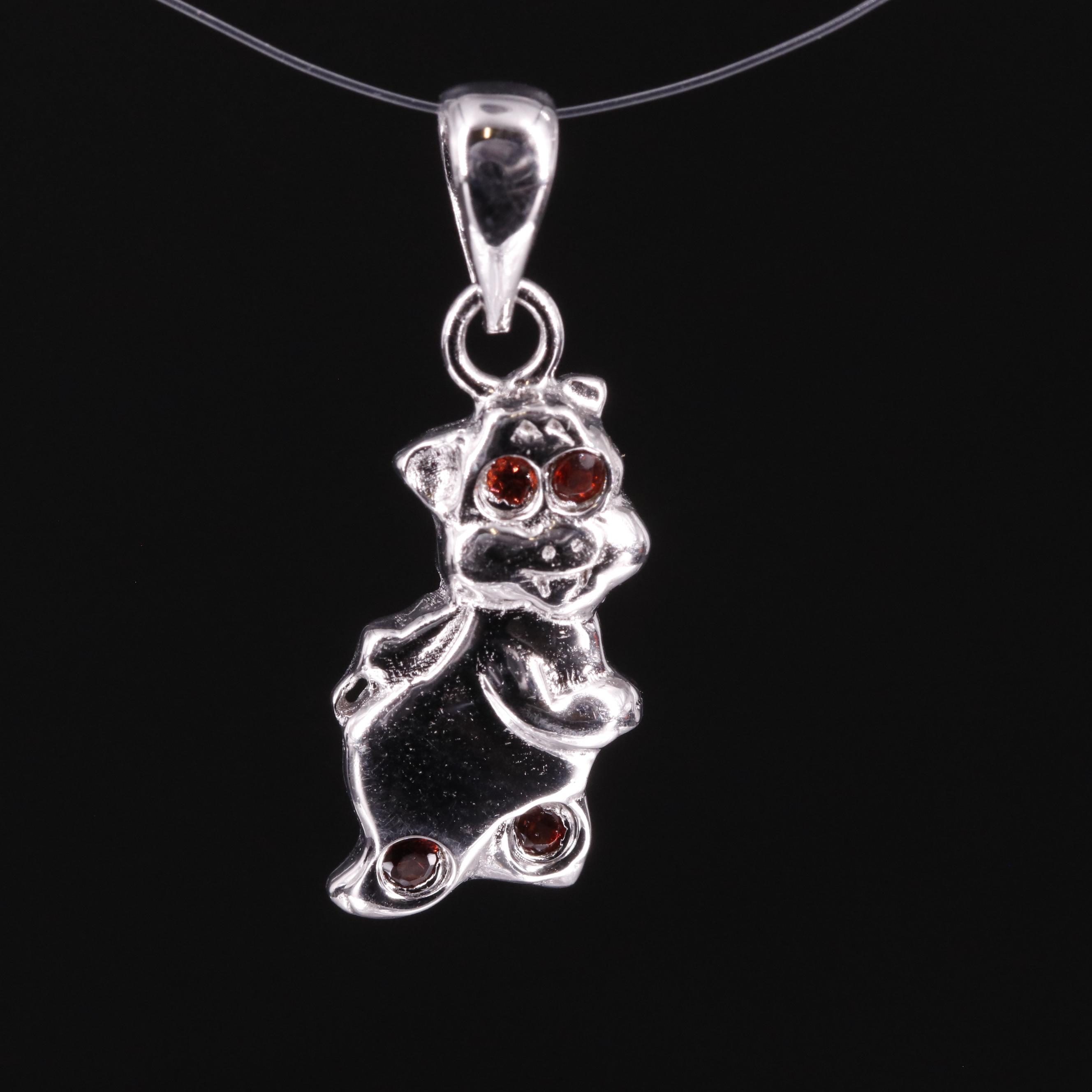 Sterling Garnet Pendant