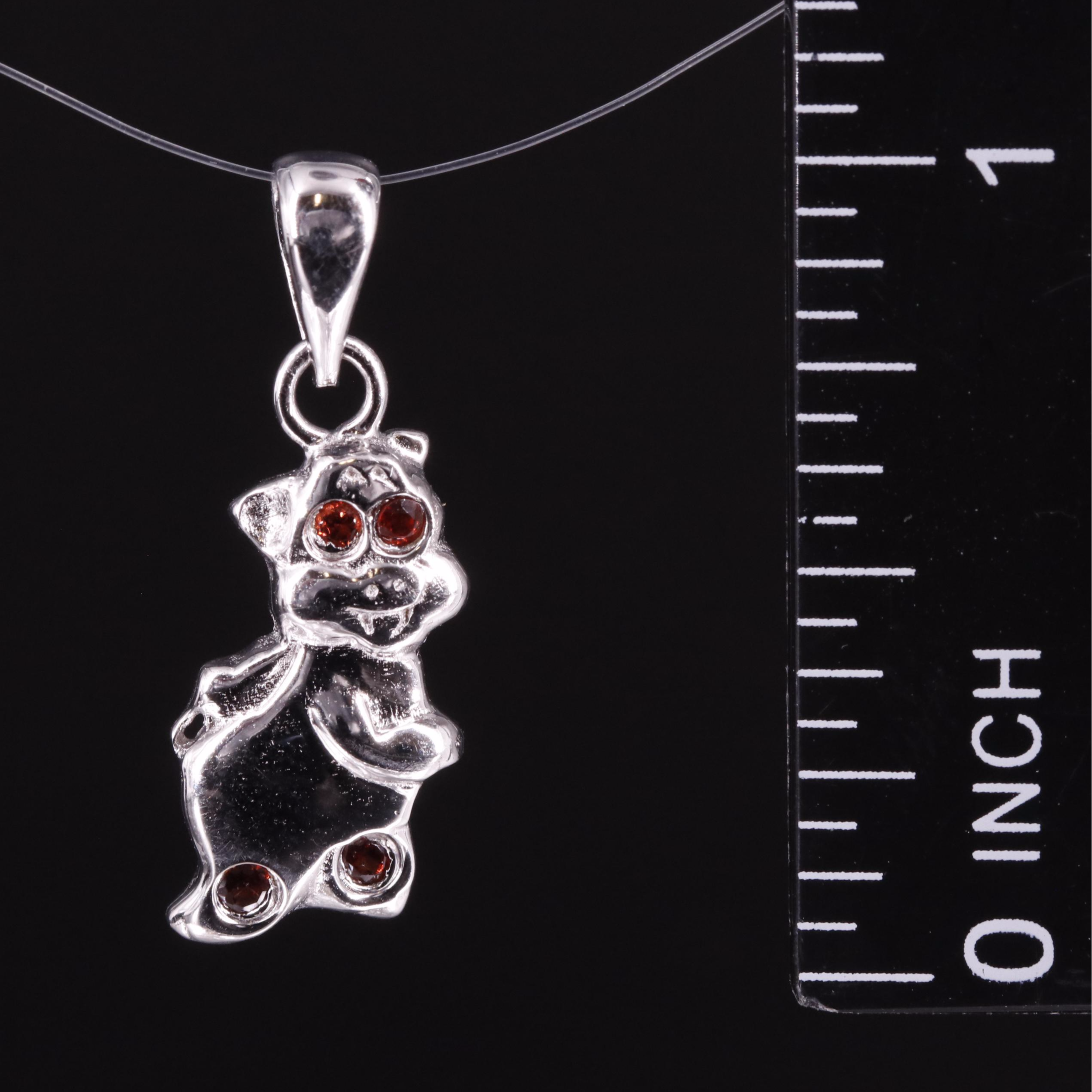 Sterling Garnet Pendant