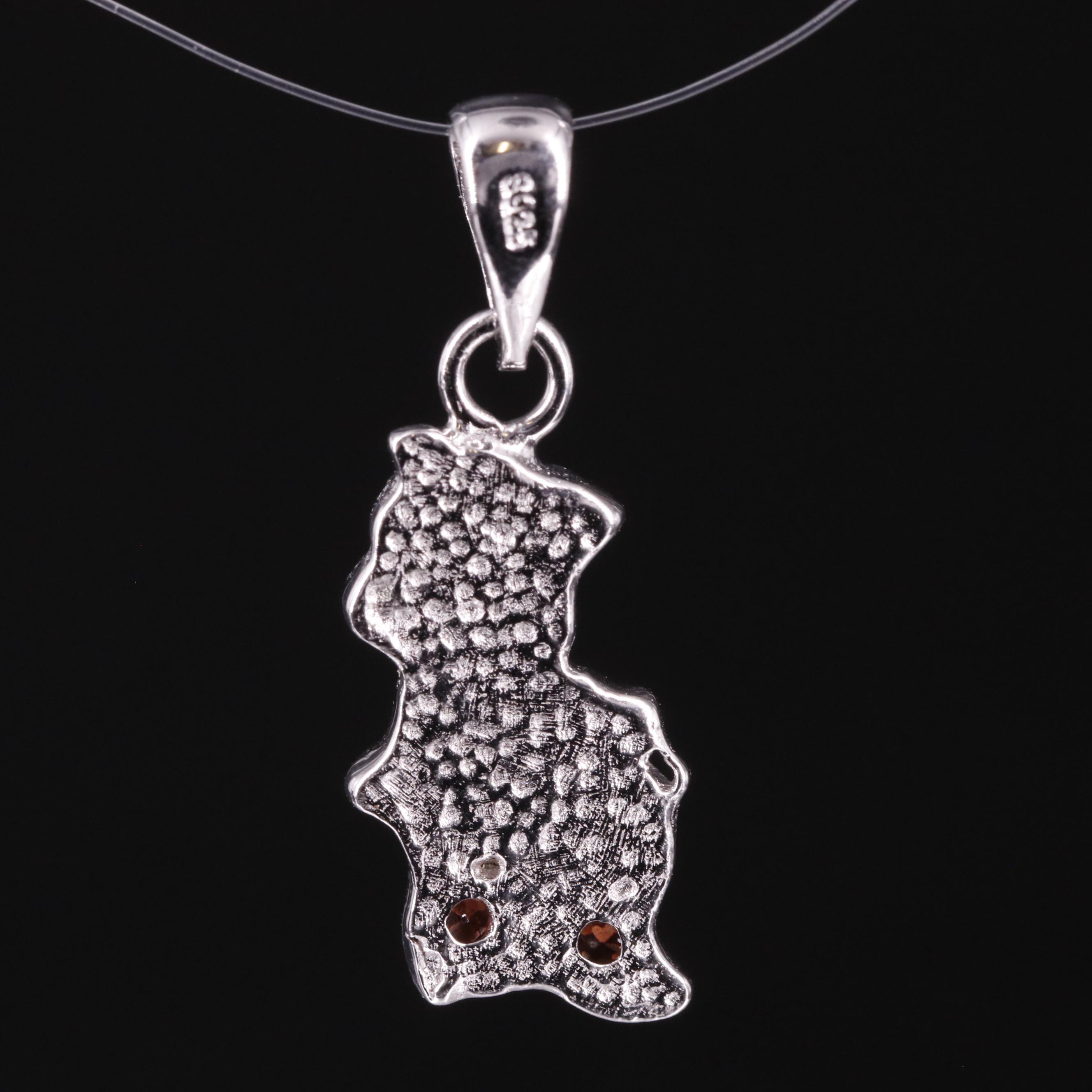 Sterling Garnet Pendant