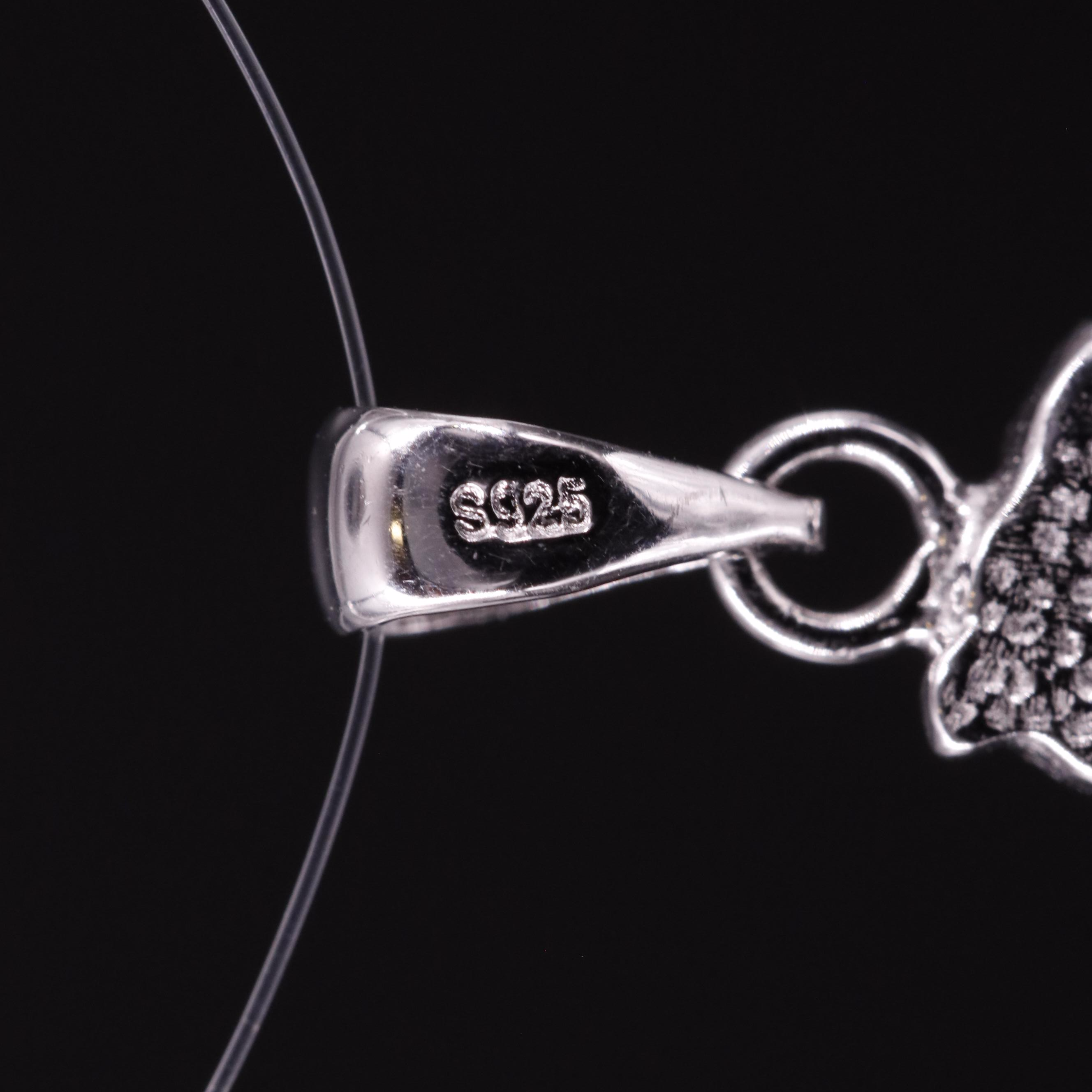 Sterling Garnet Pendant