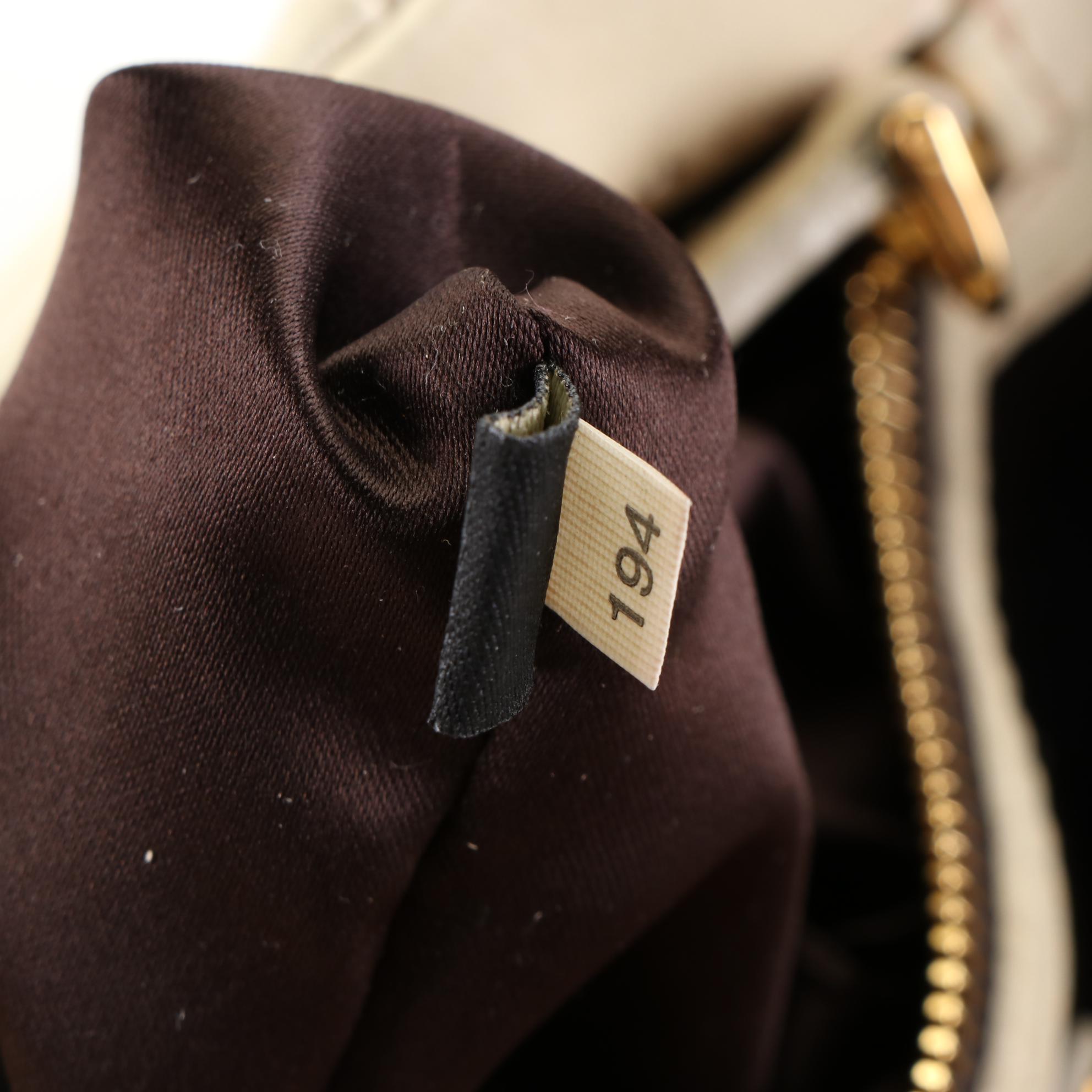 Miu Miu Prugna Tote in Cream Matelassé Leather