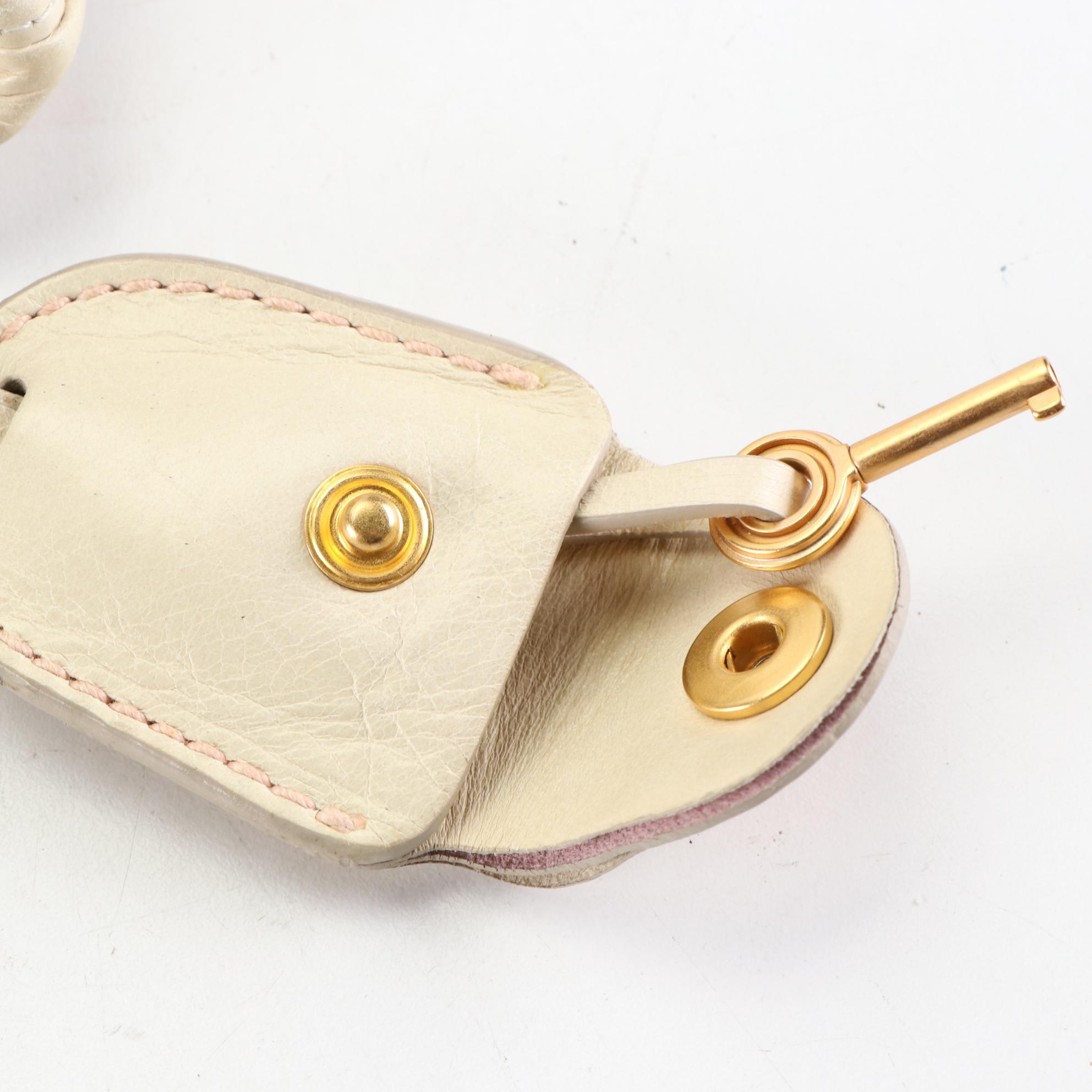 Miu Miu Prugna Tote in Cream Matelassé Leather