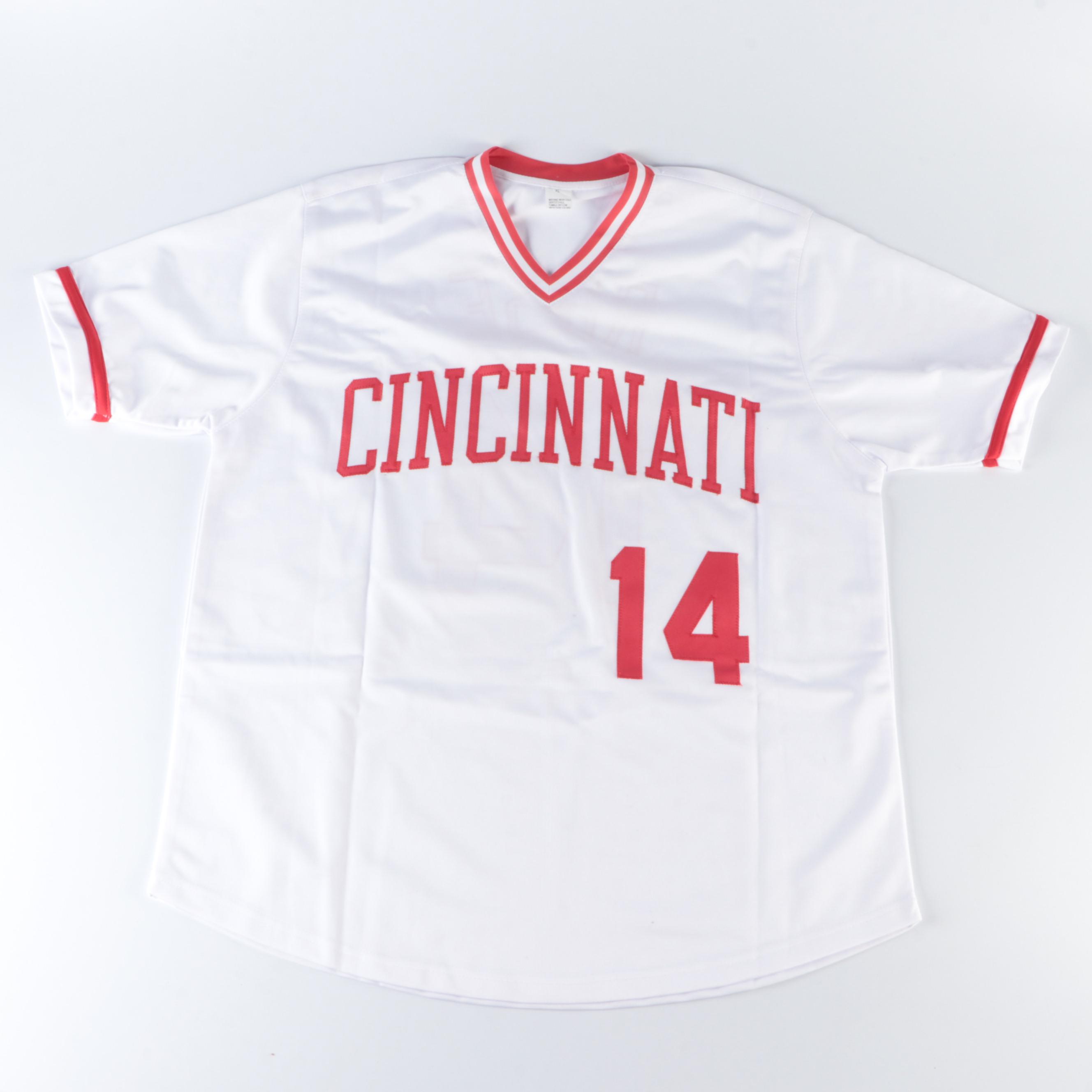 Pete Rose Signed Cincinnati Reds Stitched Jersey