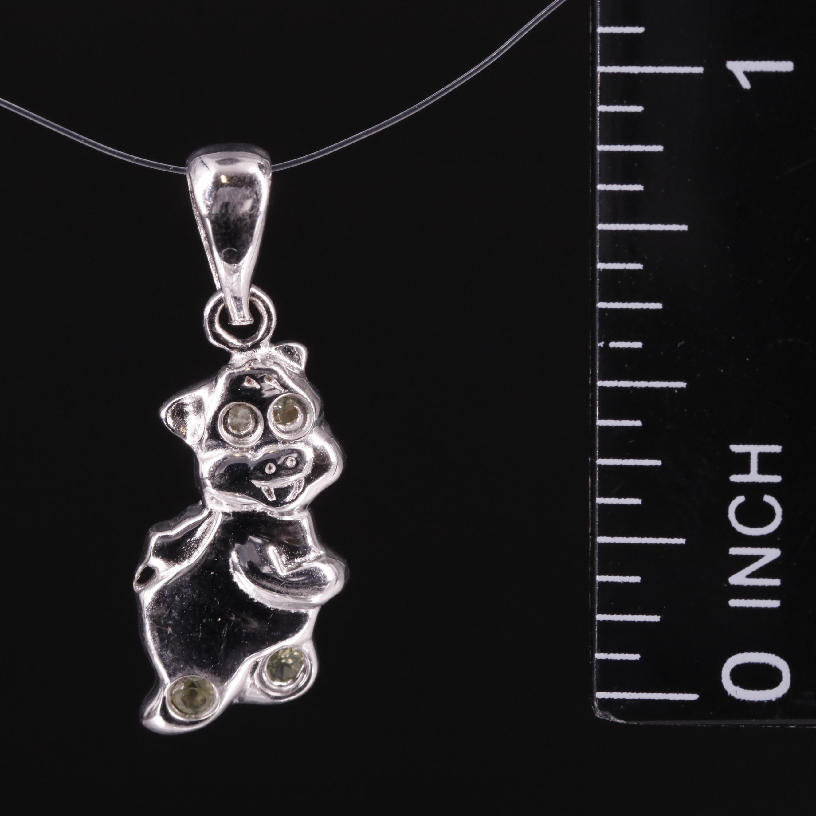 Sterling Peridot Pendant