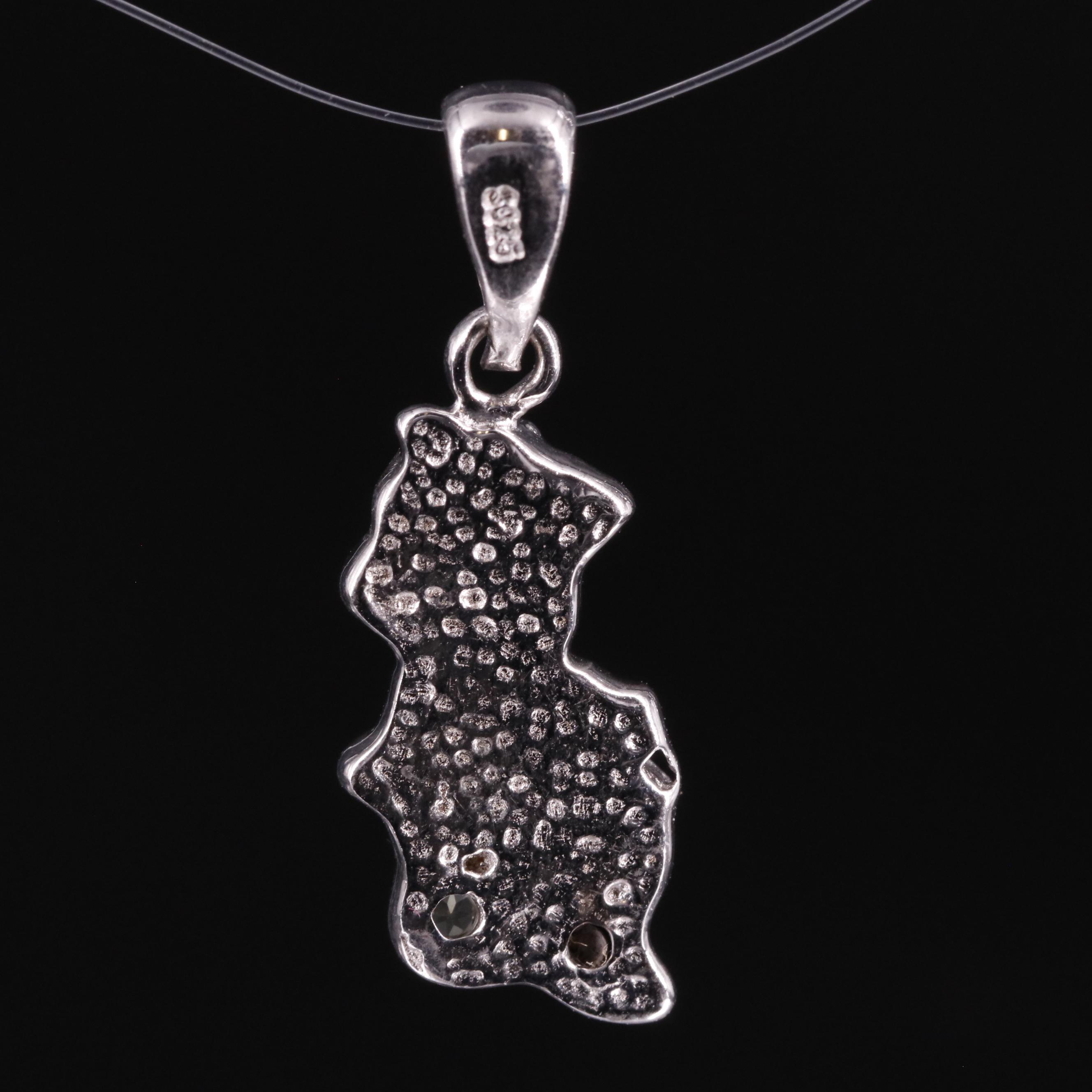 Sterling Peridot Pendant