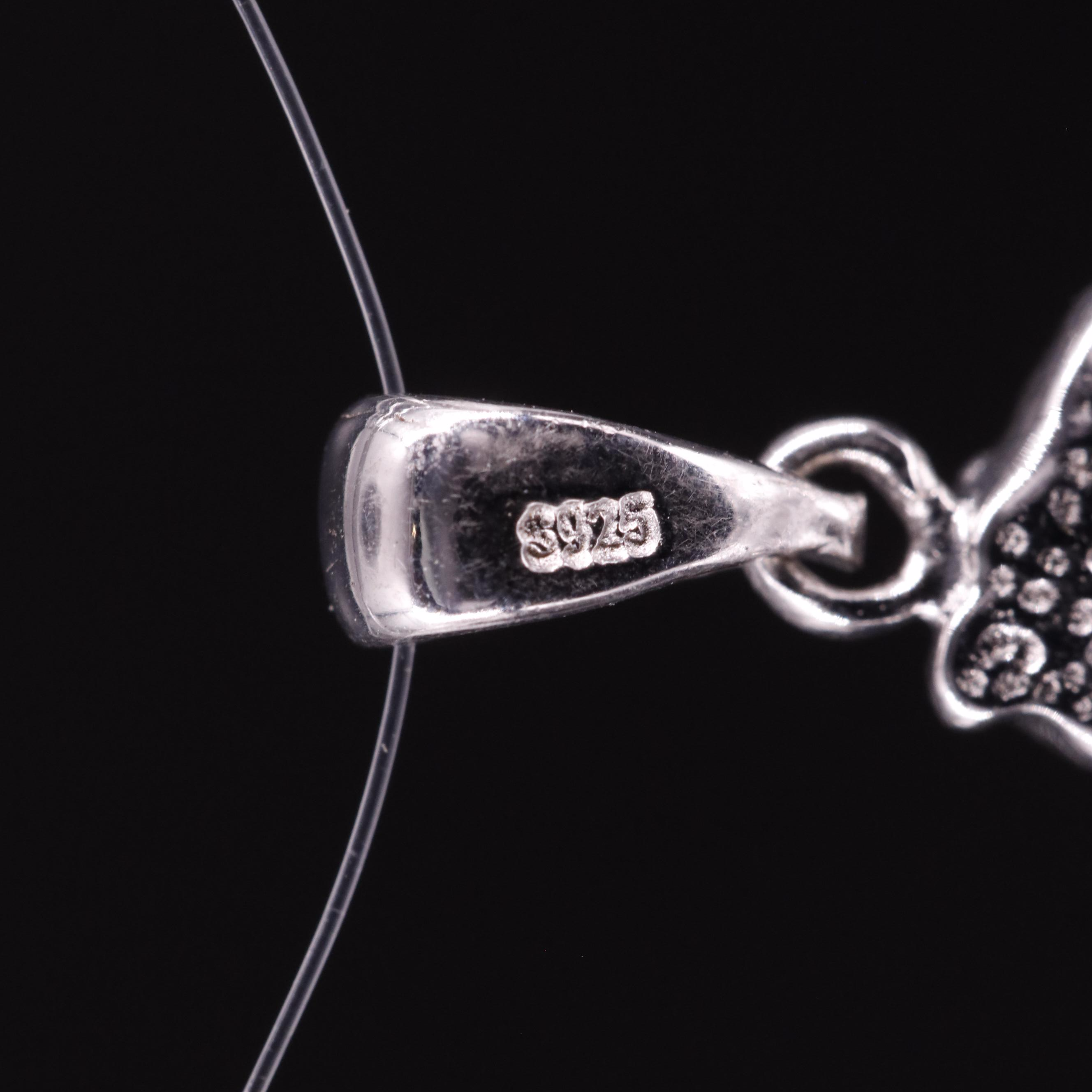 Sterling Peridot Pendant