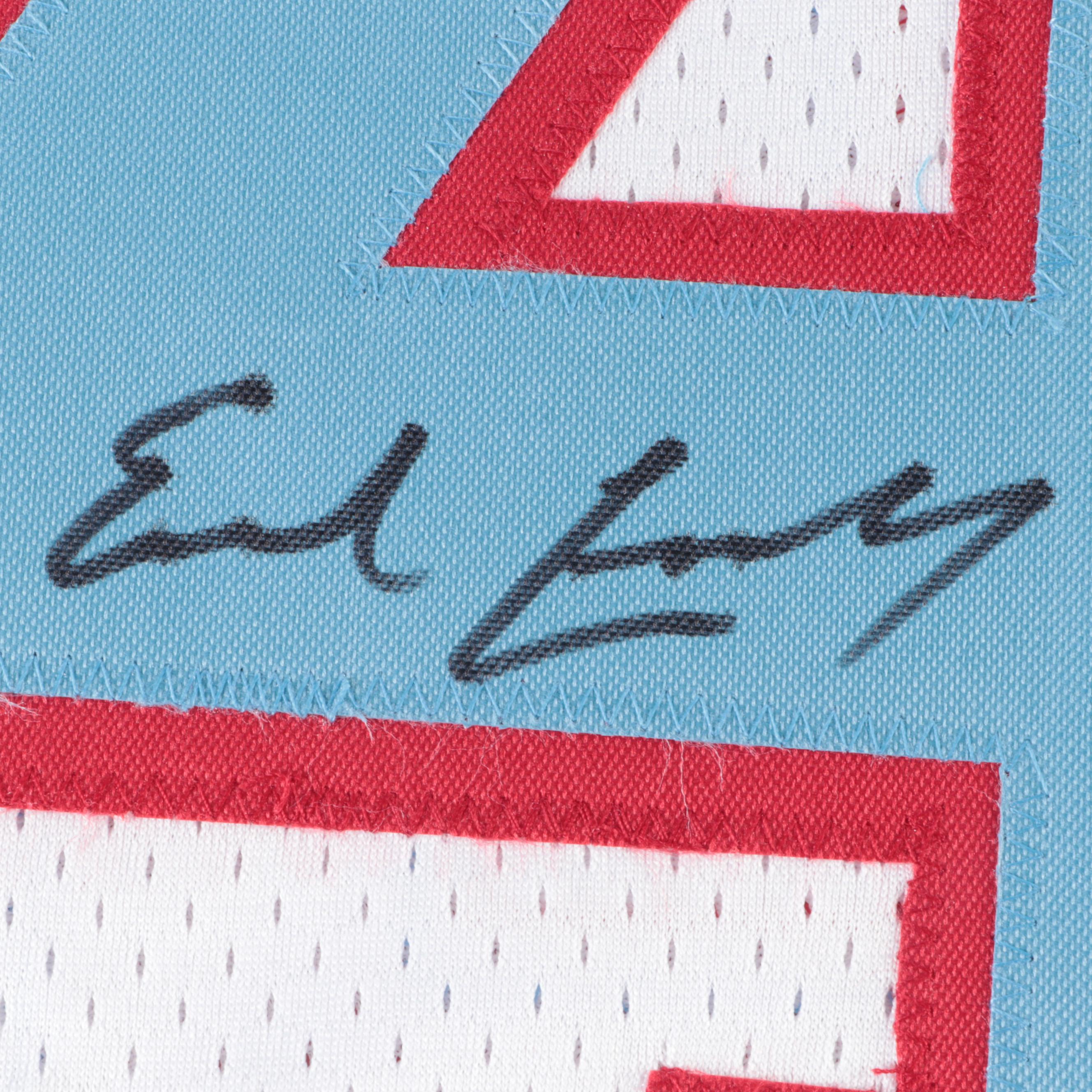 Earl Campbell Signed Houston Oilers Stitched Jersey