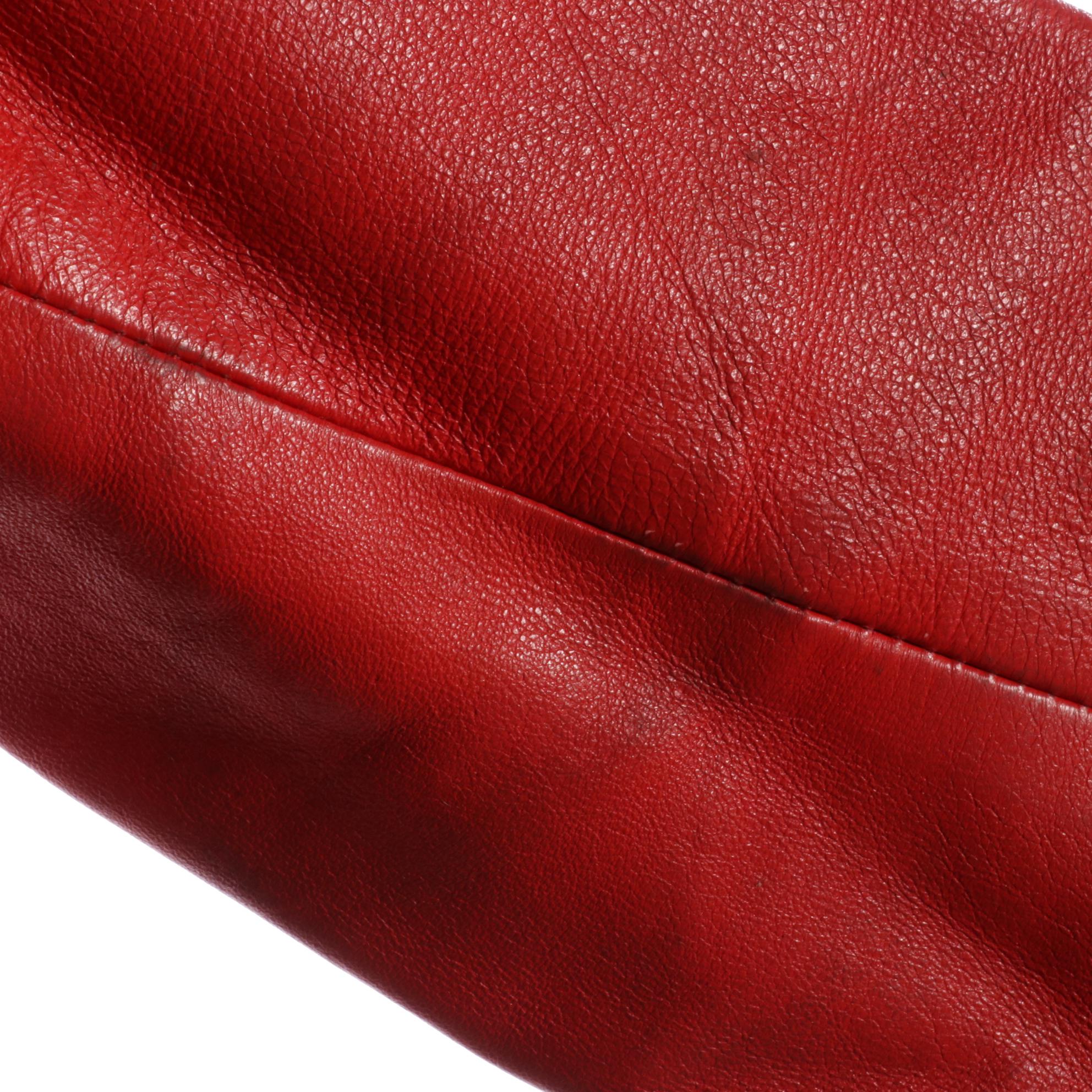 Avanti Oversized Dark Green Leather Coat with Other Red Faux Leather Coat