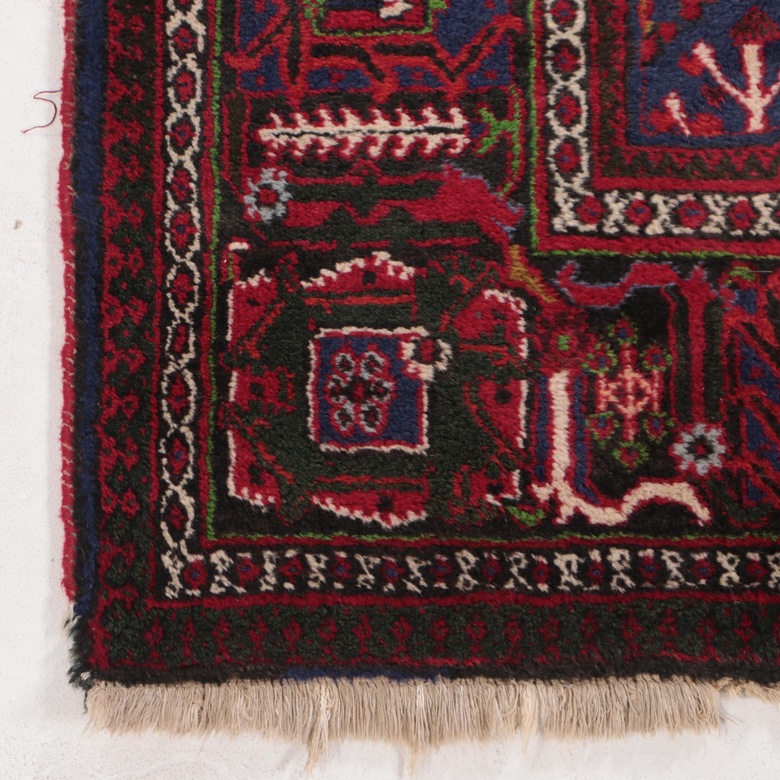 7'x 10'6 Hand-Knotted Persian Maymeh Area Rug