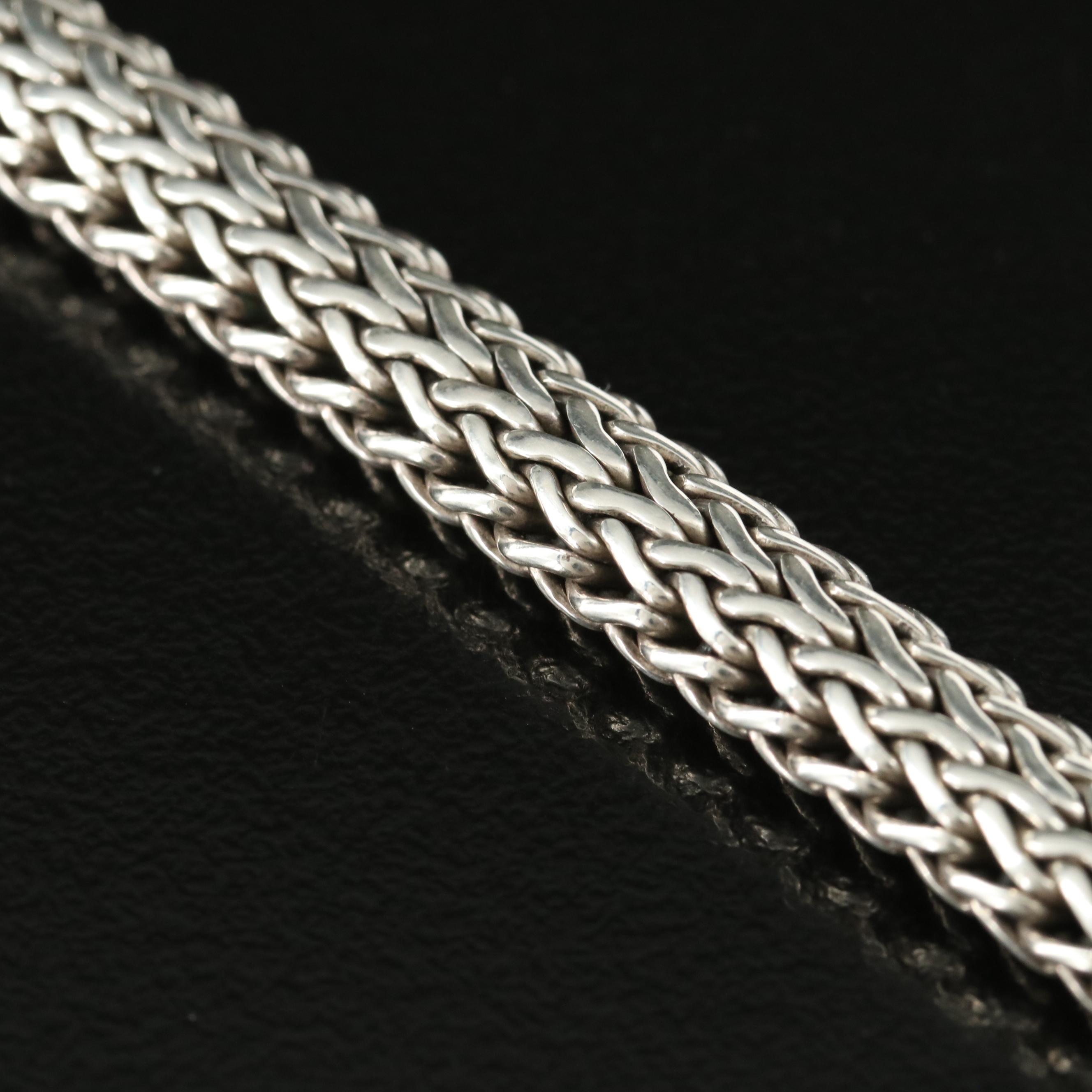 John Hardy "Kali" Sterling Woven Bracelet