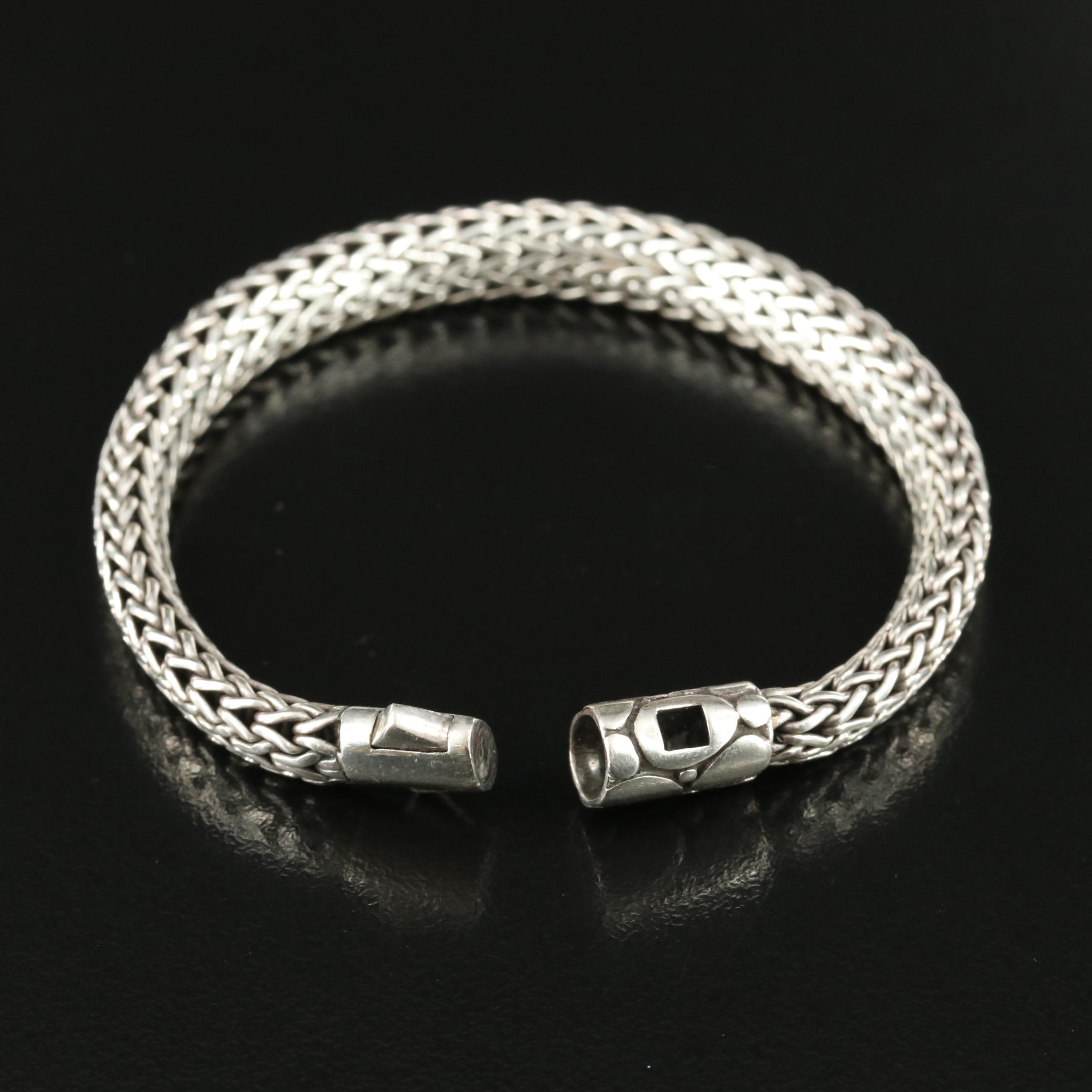 John Hardy "Kali" Sterling Woven Bracelet