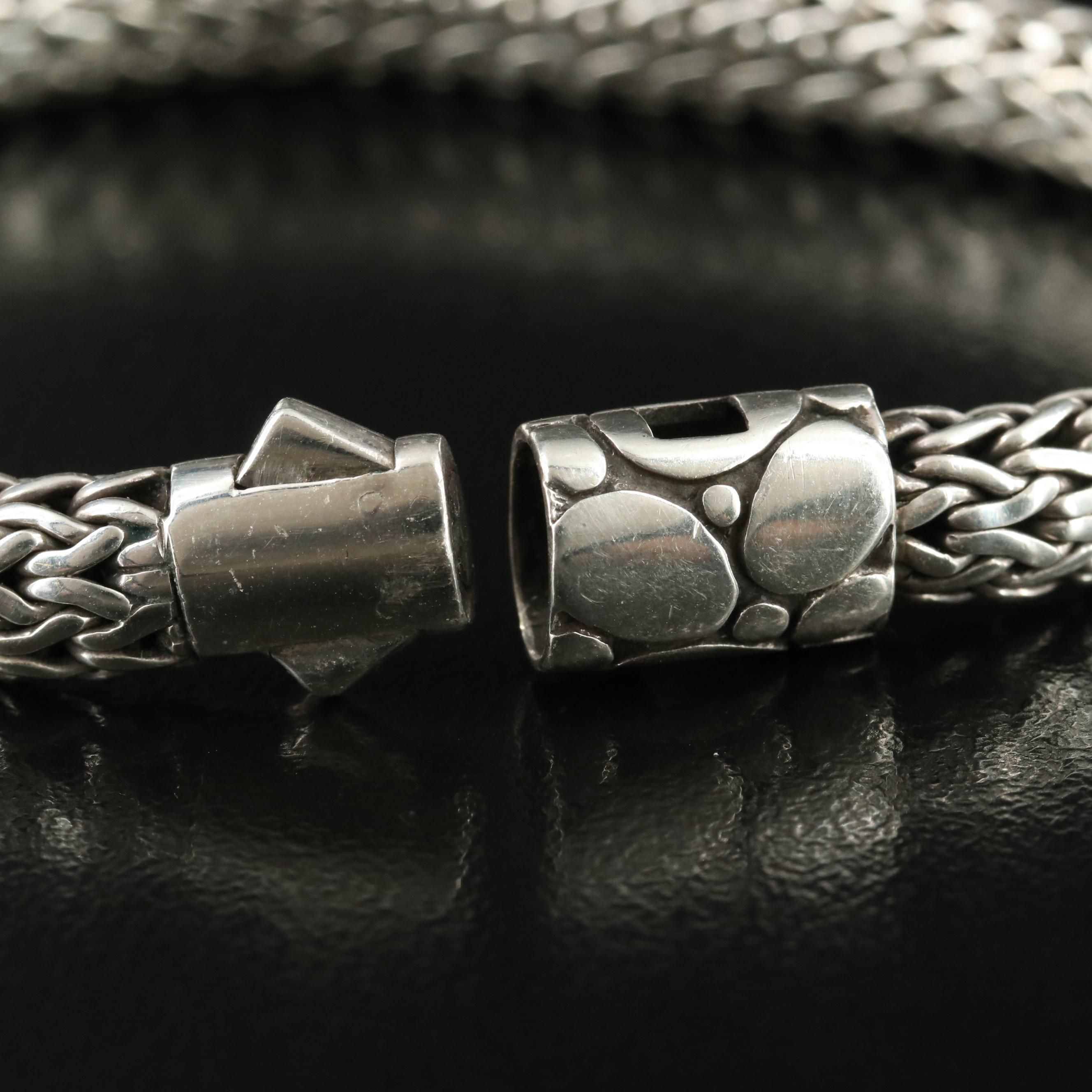 John Hardy "Kali" Sterling Woven Bracelet