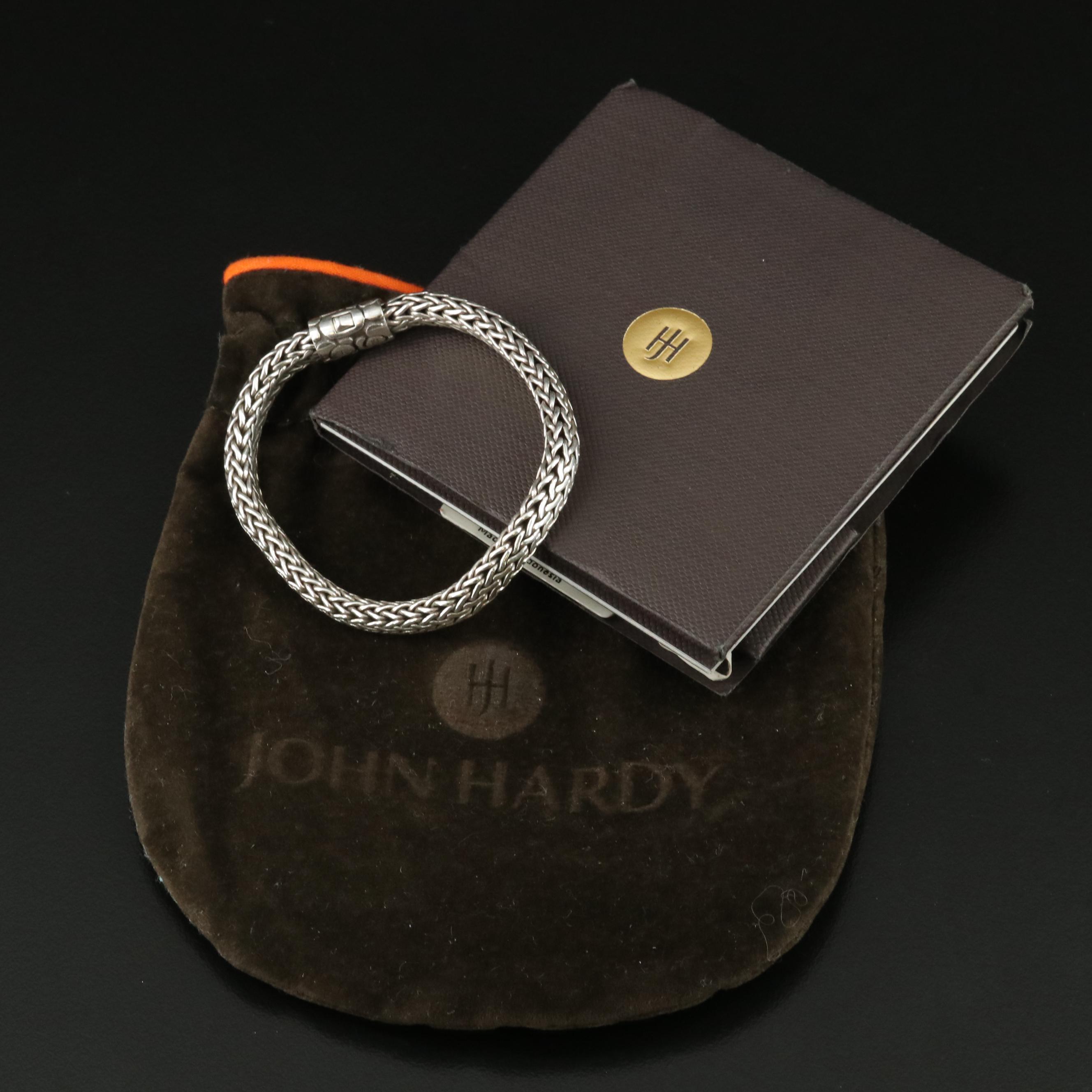 John Hardy "Kali" Sterling Woven Bracelet